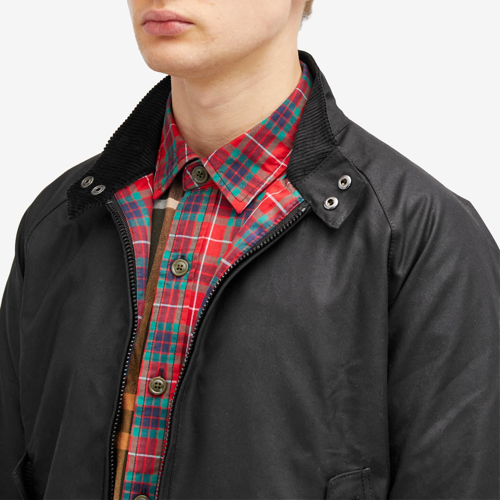 Barbour X Baracuta Porton Wax Jacket in Black for Men | Lyst