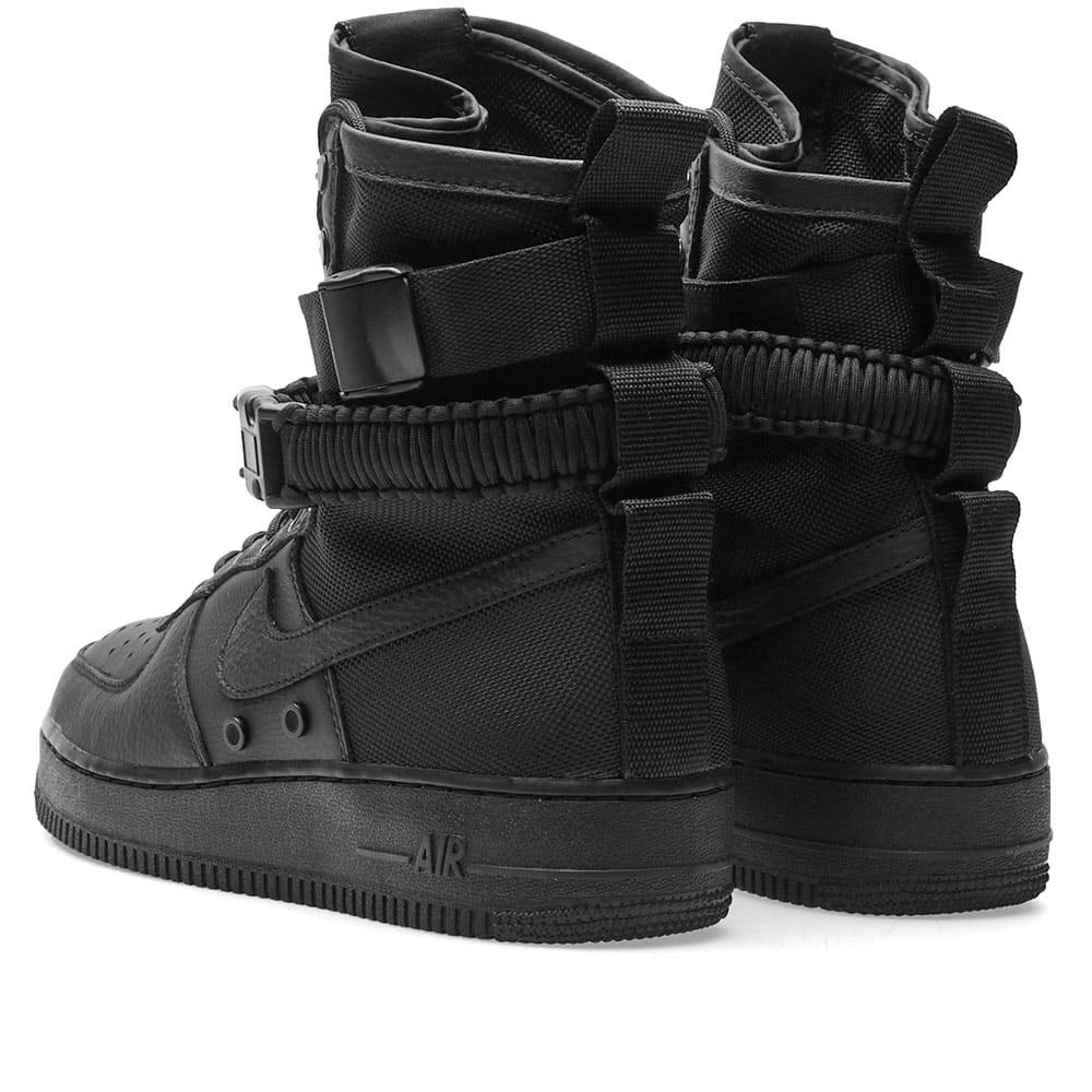 nike sf air force 1 boot black