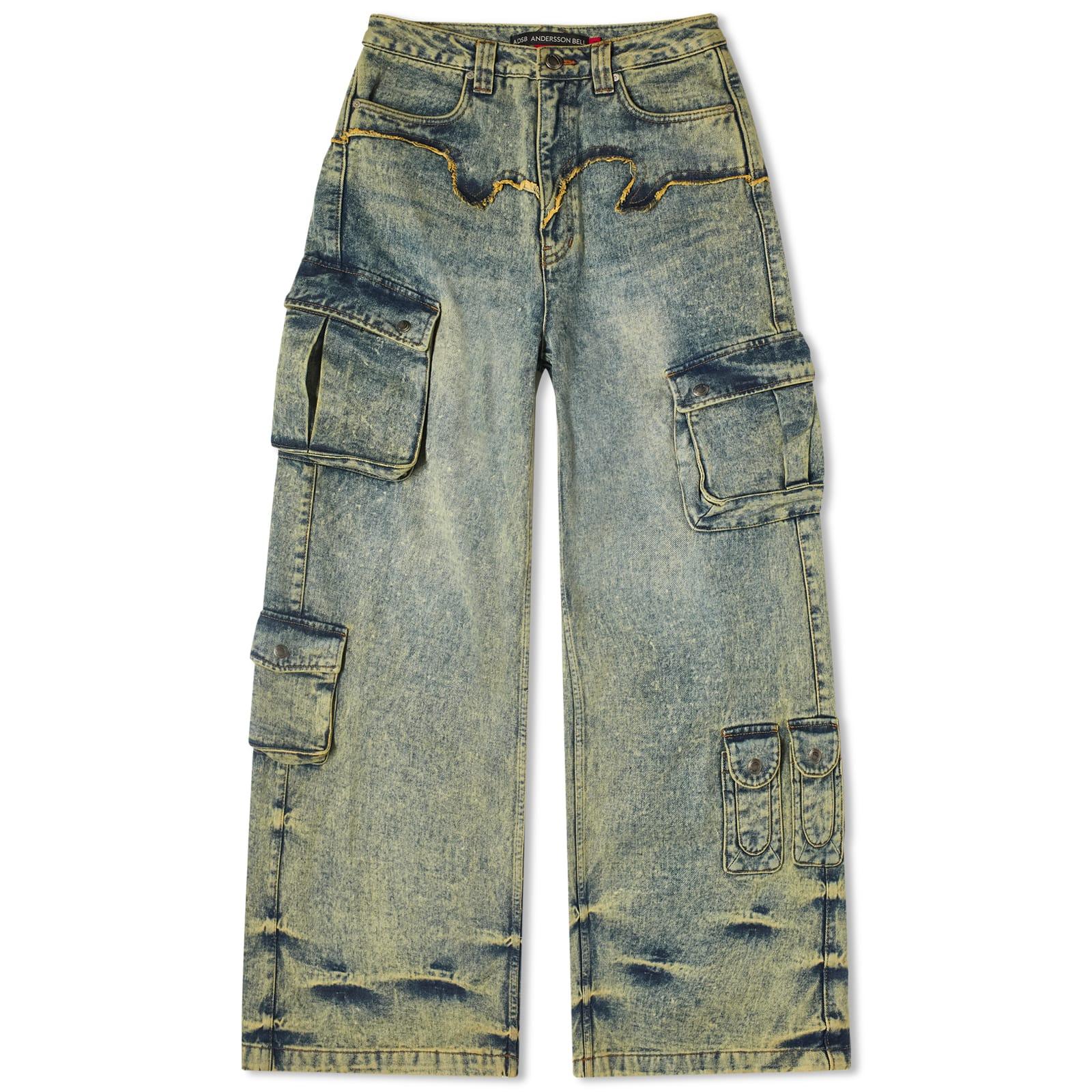 ANDERSSON BELL Simiz Denim Cargo-Jeans in Green | Lyst