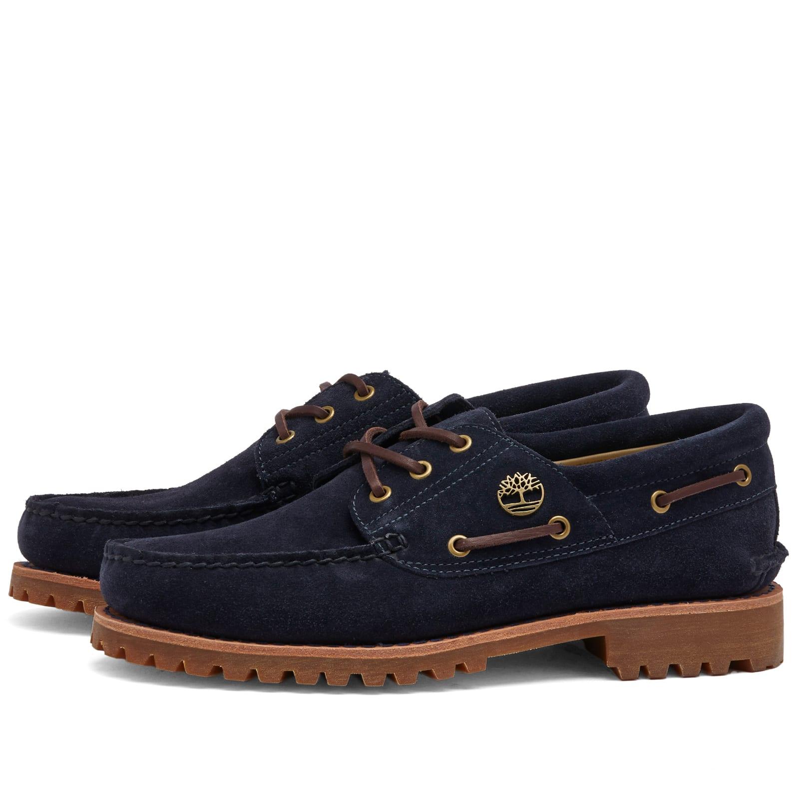Timberland Authentic 3 Eye Classic Lug Shoe in Blue for Men | Lyst Timberland Authentic 3 Eye Classic Lug Shoe in Blue for Men | Lyst