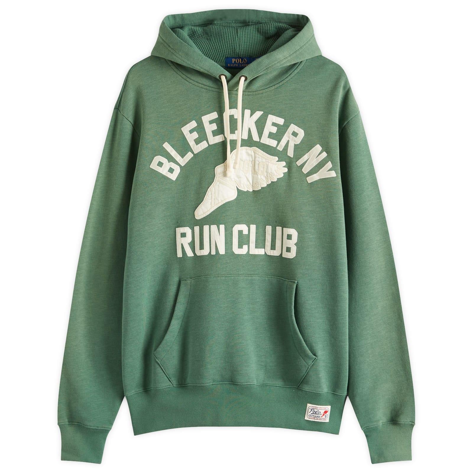 Polo Ralph Lauren Bleecker Run Club Hoodie in Green for Men | Lyst