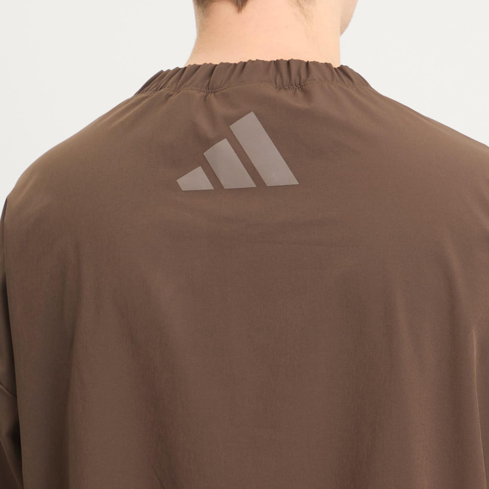 adidas X Entire Studios Zne Half Zip Woven Sweatshirt in Brown for 