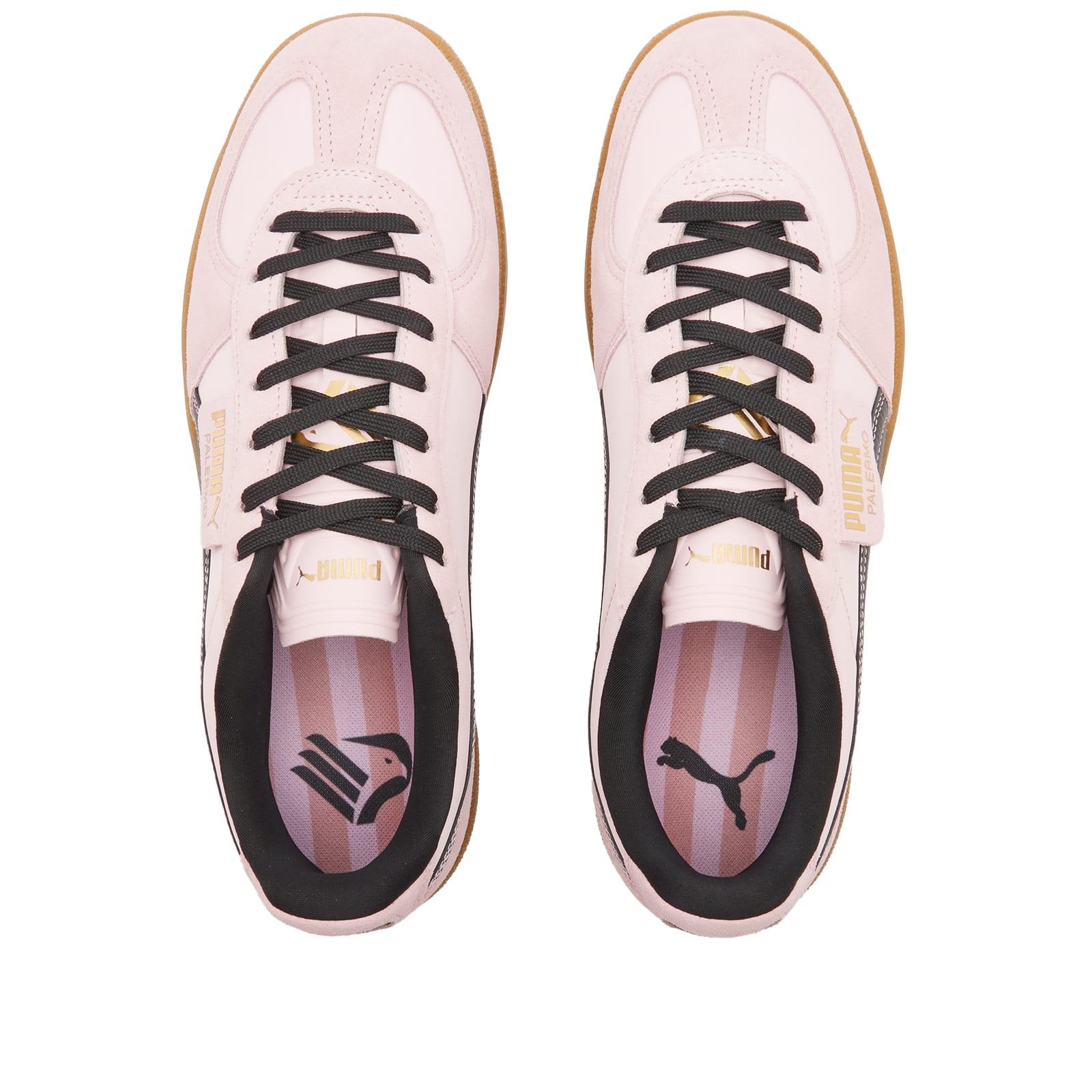 Pink black and white puma shoes sale