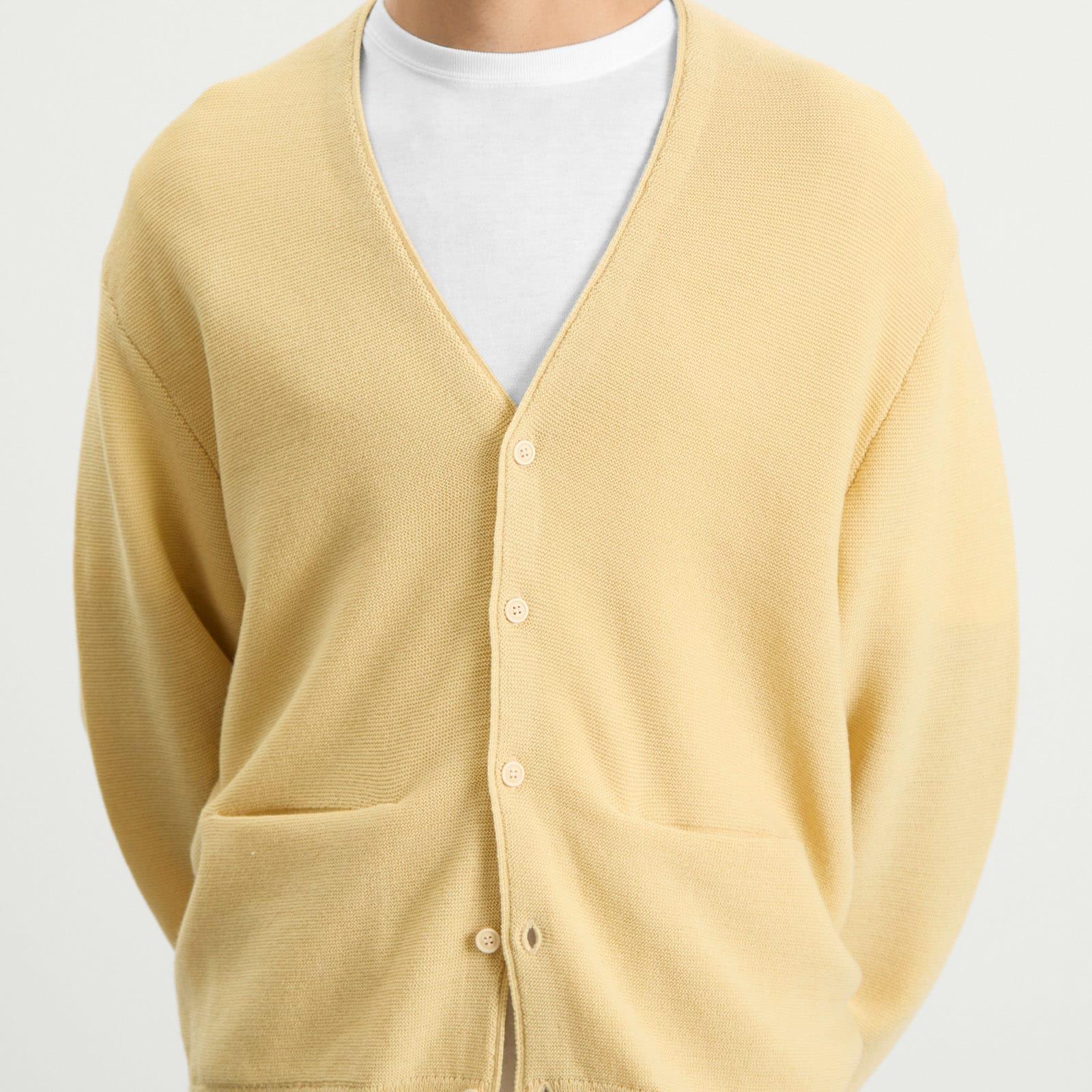 Visvim Selmer Cardigan in Yellow for Men | Lyst