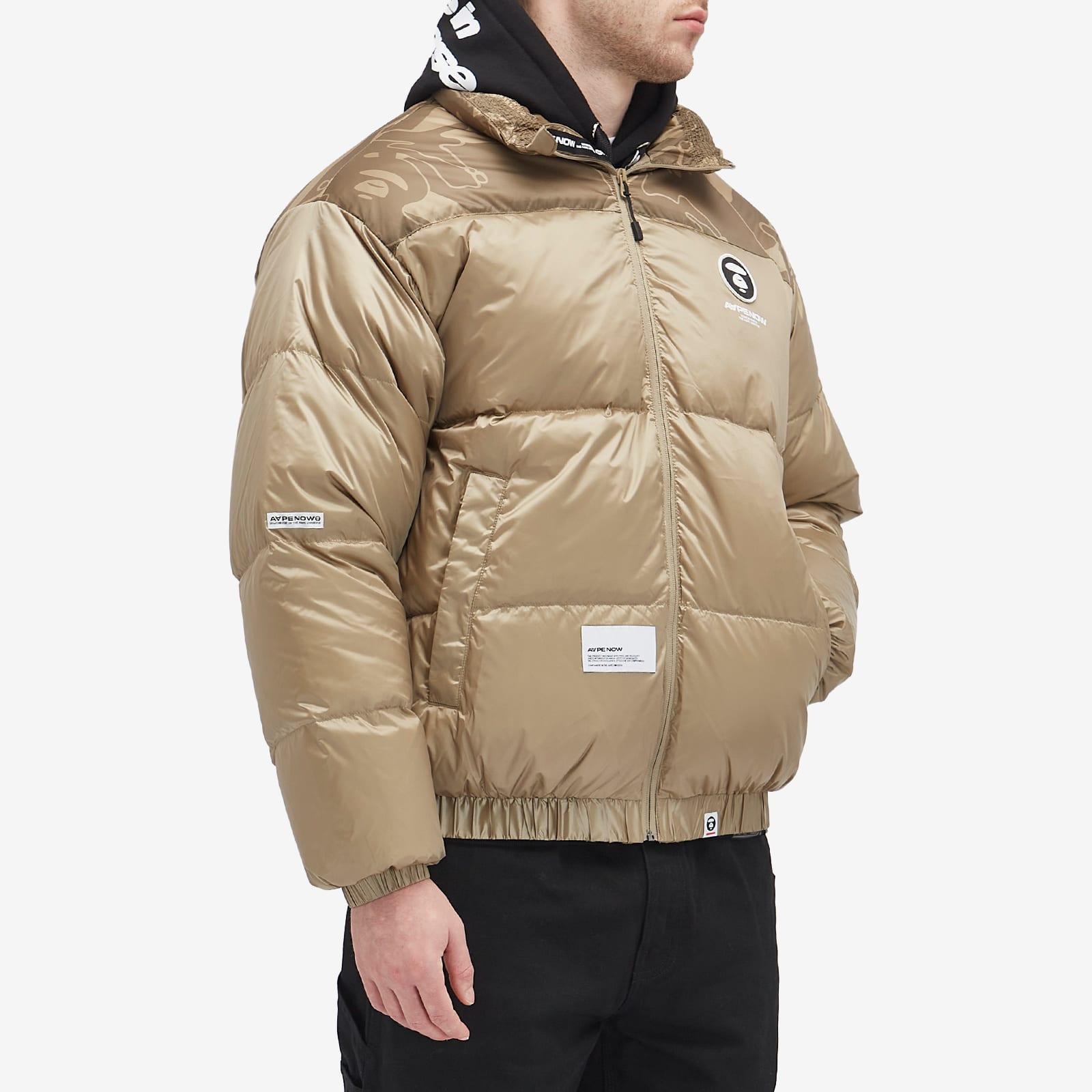 Aape By A Bathing Ape Aape Now Camo Down Jacket in Brown for Men 