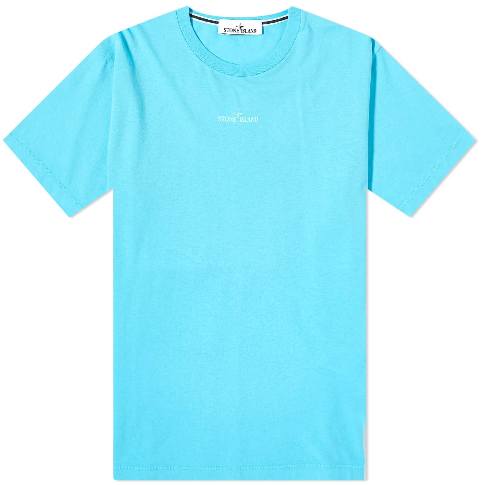 Stone Island Abbreviation Three Graphic T shirt in Blue for Men Lyst