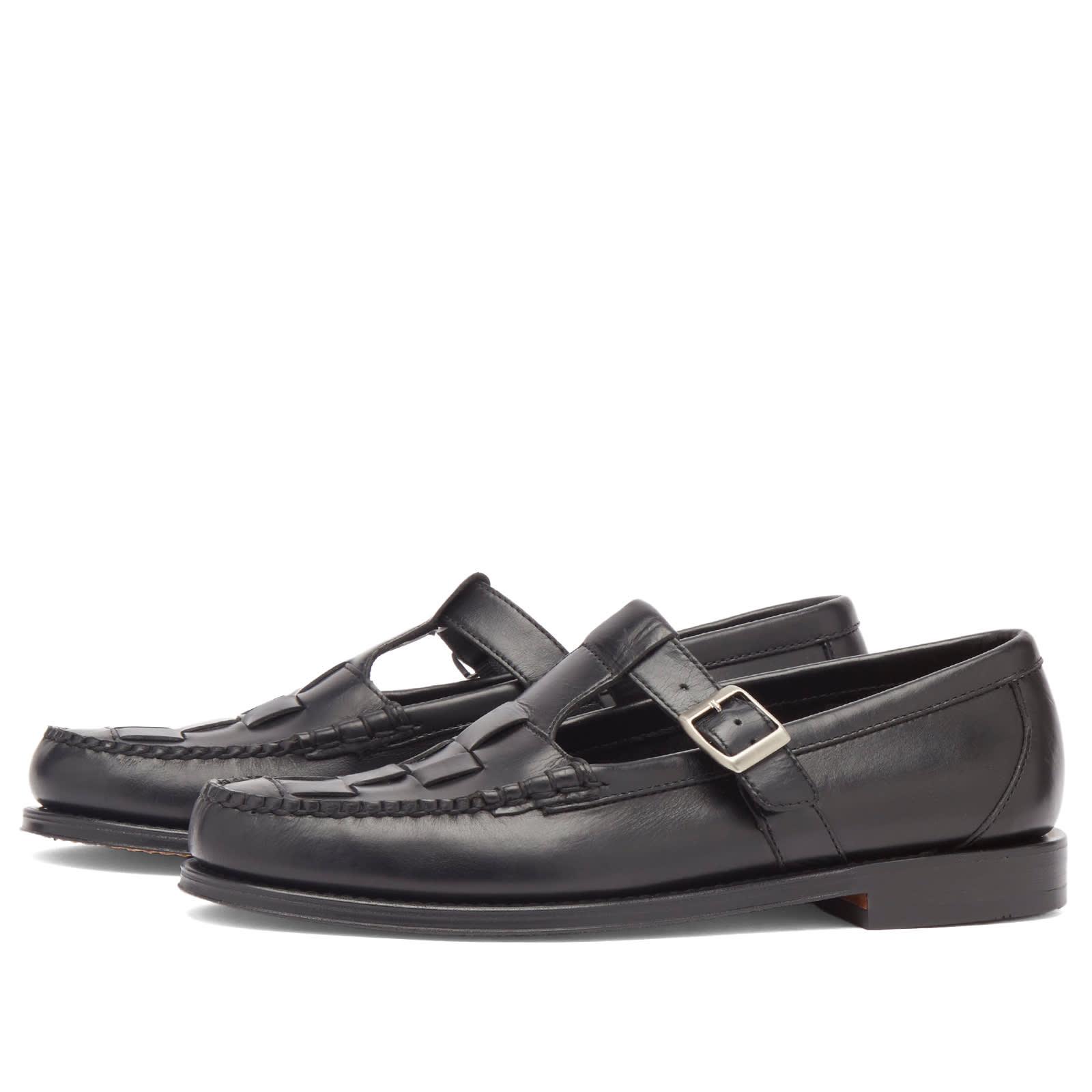G.H.BASS LINCOLN BLACK（LEATHER SOLE） 26㎝（Weejuns Penny Slides 