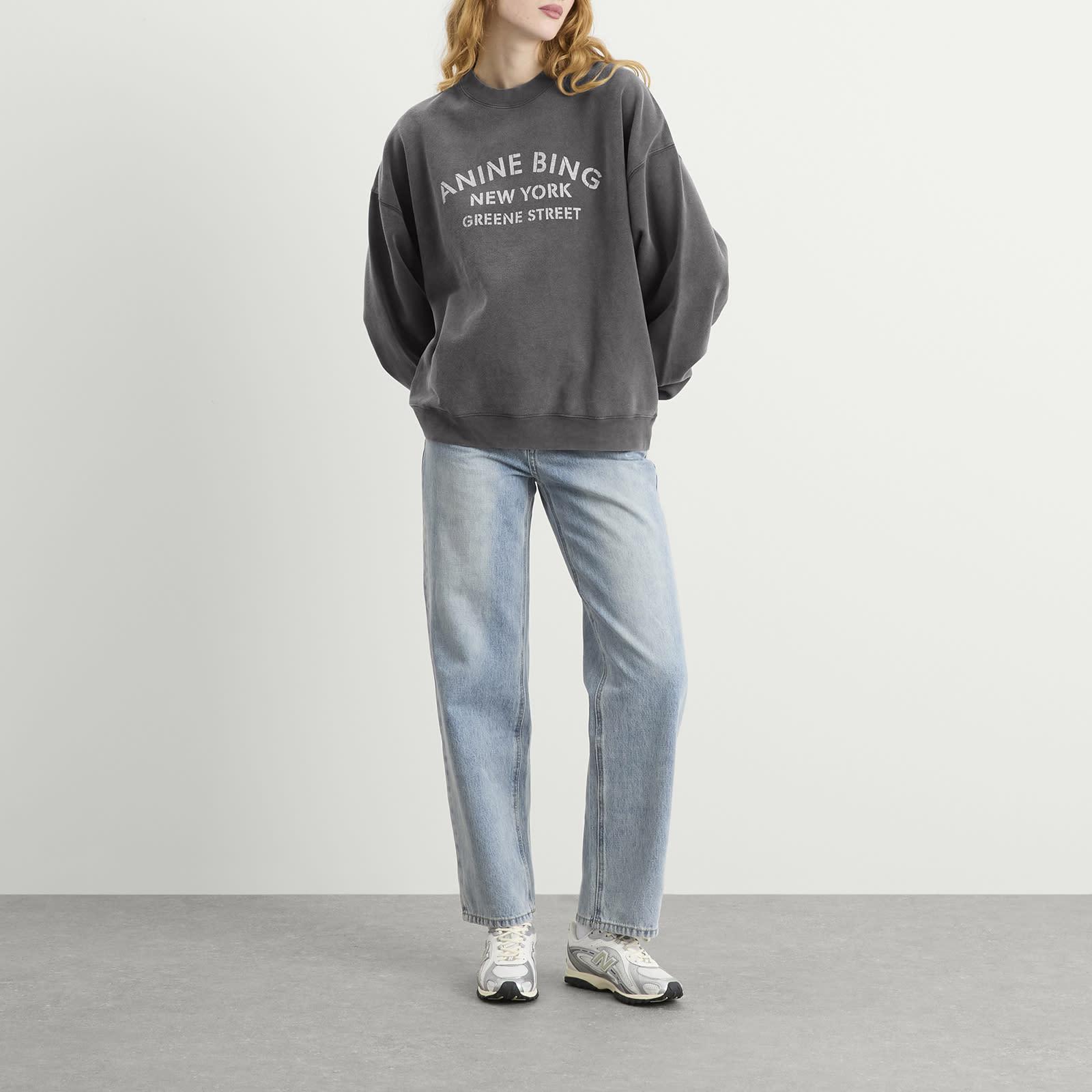 Anine Bing Miles Ny Sweatshirt in Grey | Lyst UK