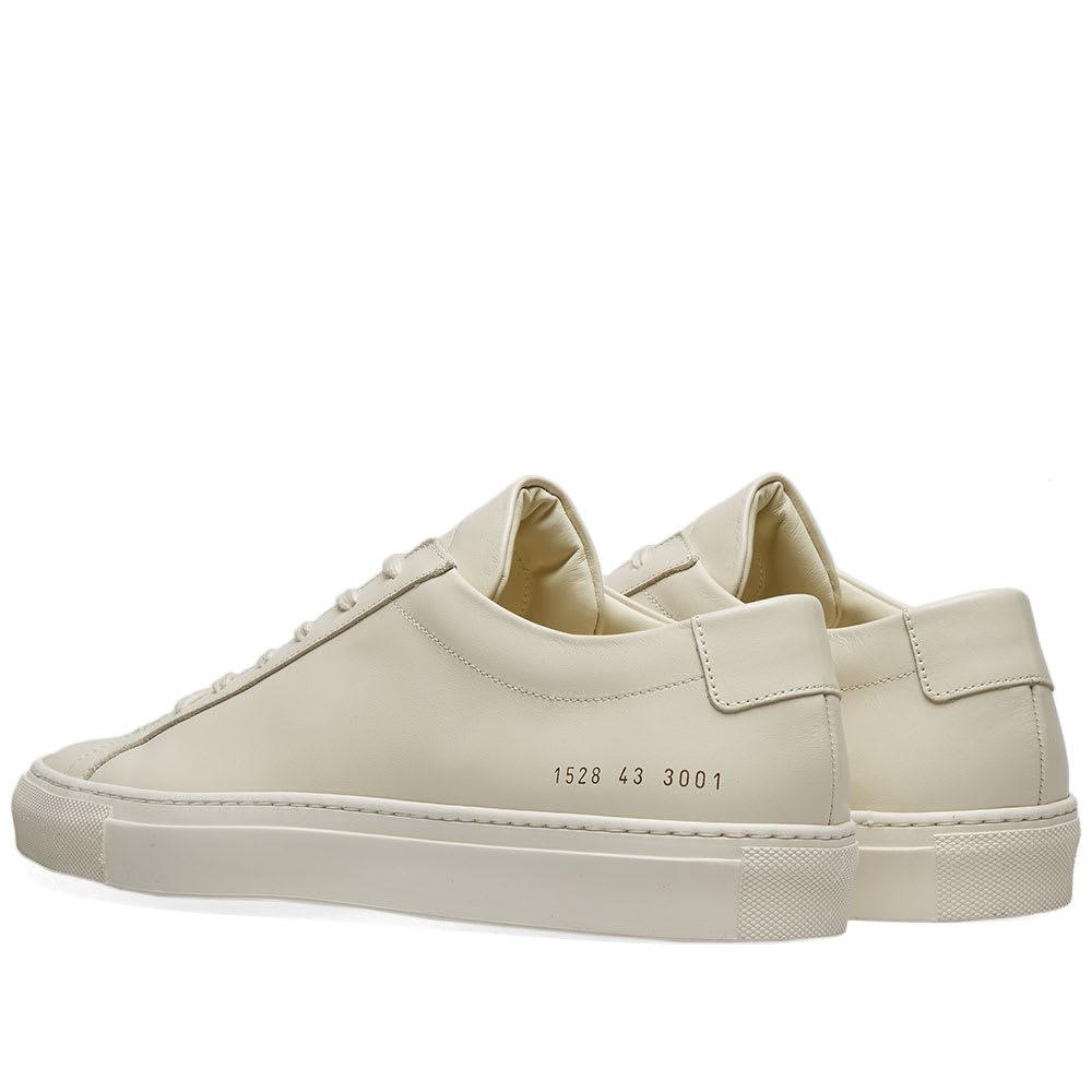 Common Projects Leather Original Achilles Low in White for Men Save 9 Lyst