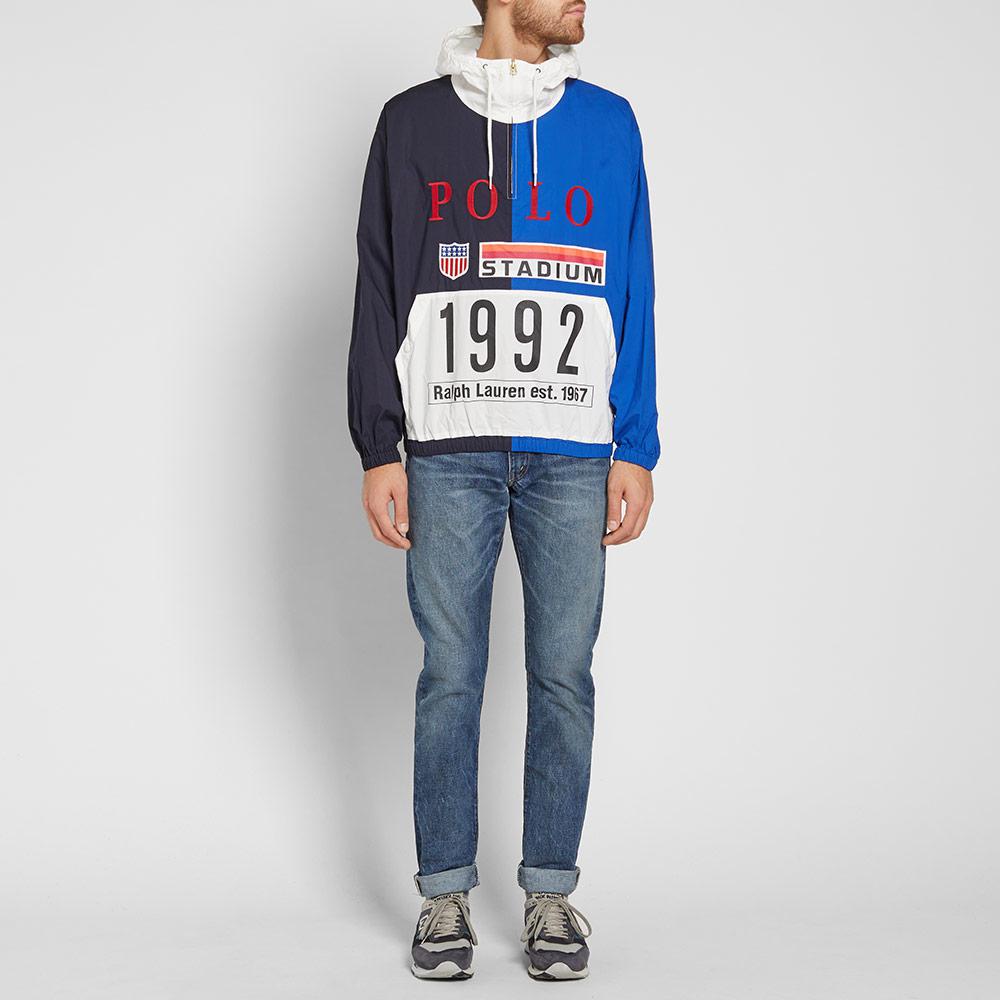 polo ralph lauren stadium 1992 popover jacket