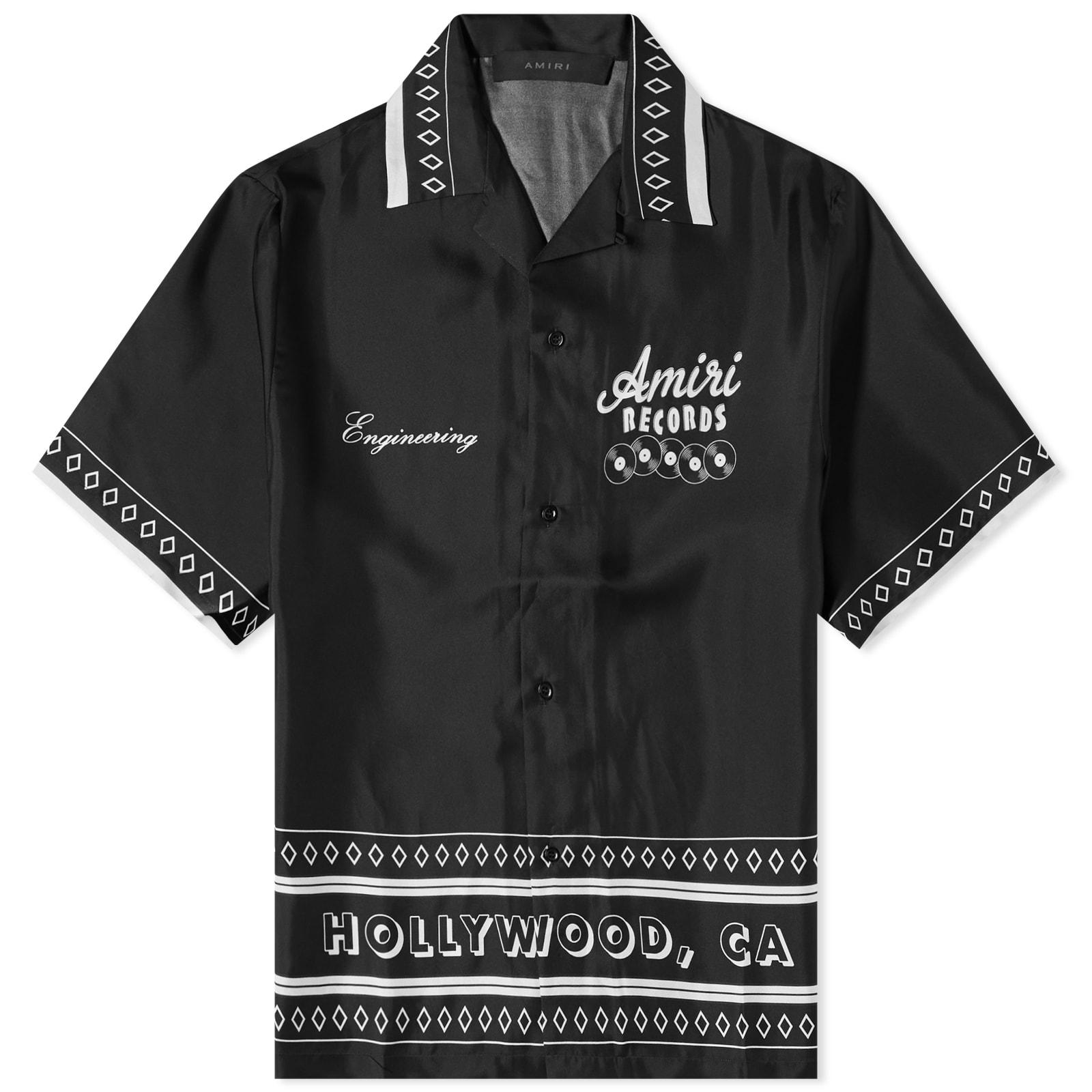 Amiri Records Silk Vacation Shirt in Black for Men | Lyst Canada