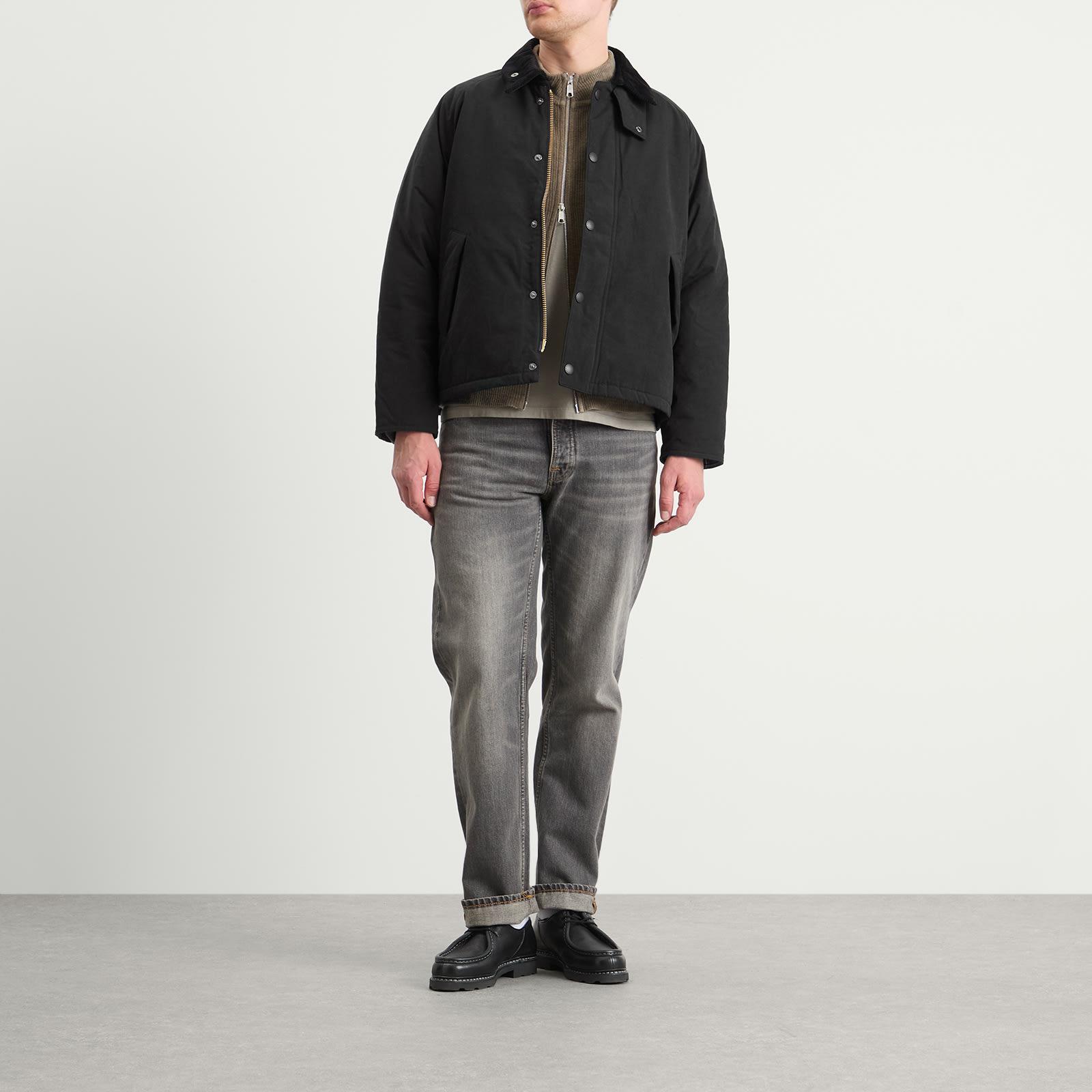 Barbour Padded Transport Jacket in Black for Men | Lyst
