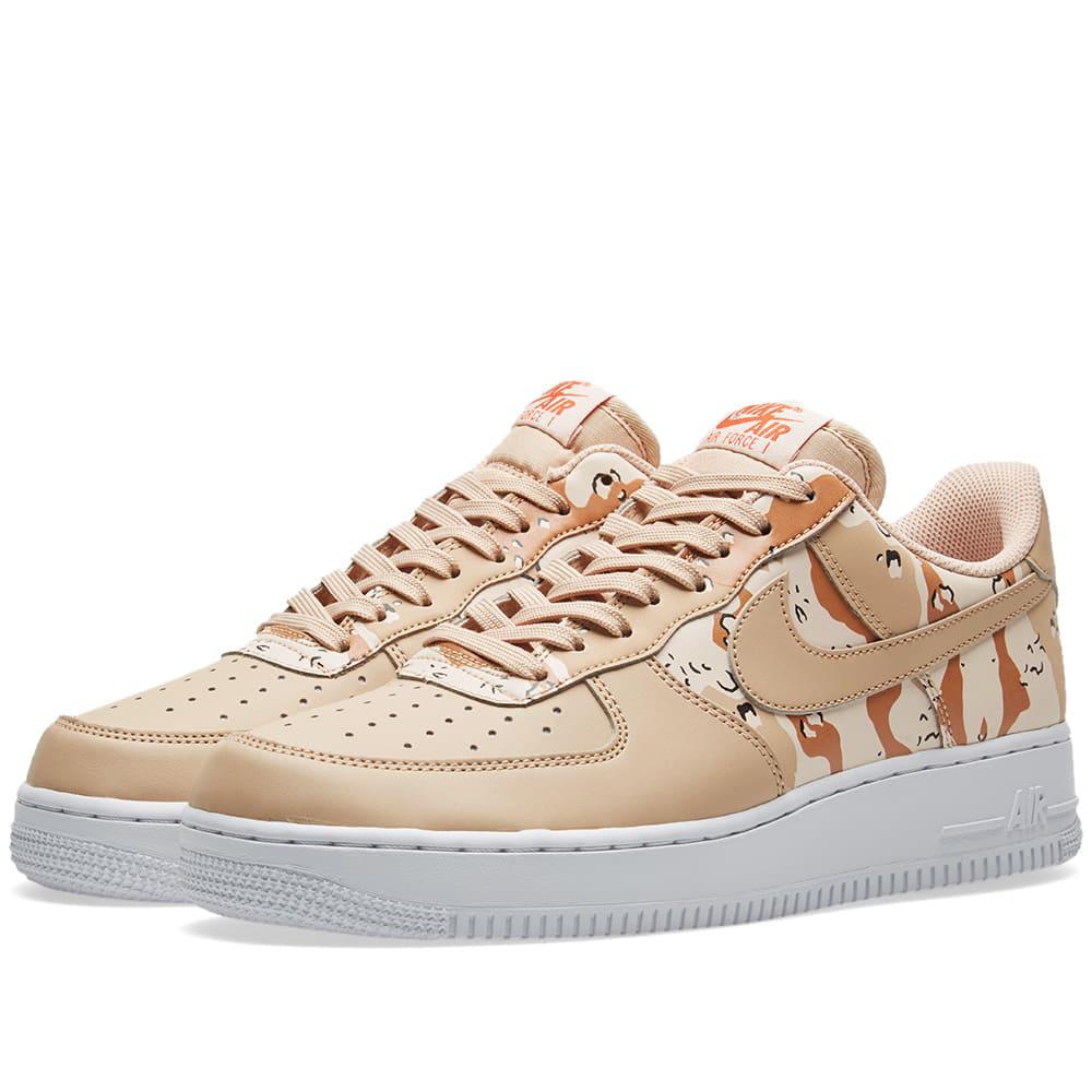 Nike Leather Air Force 1 &#39;07 Lv8 Half Camo in Pink - Lyst