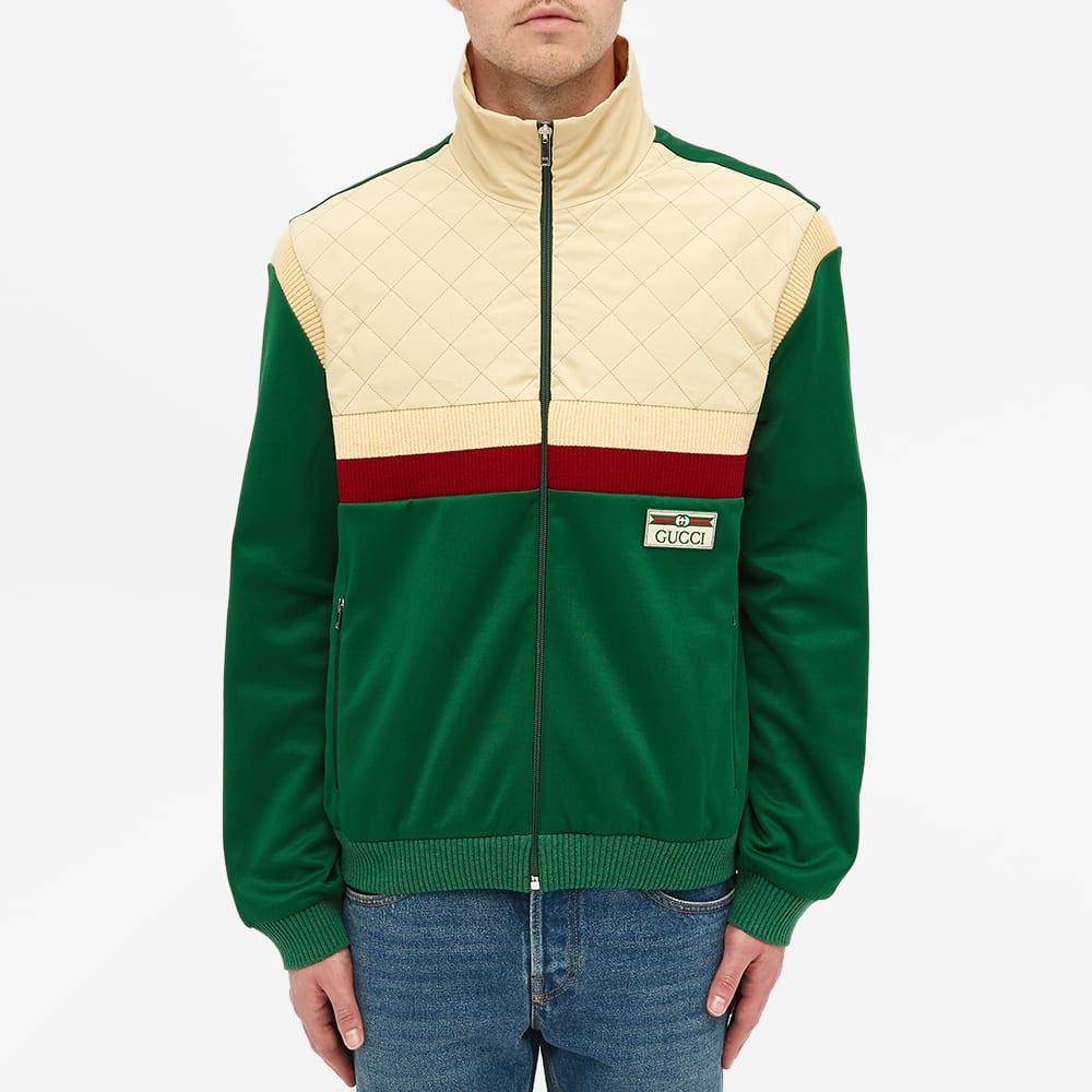 Gucci Technical Jersey gg Track Jacket in Green for Men | Lyst Canada