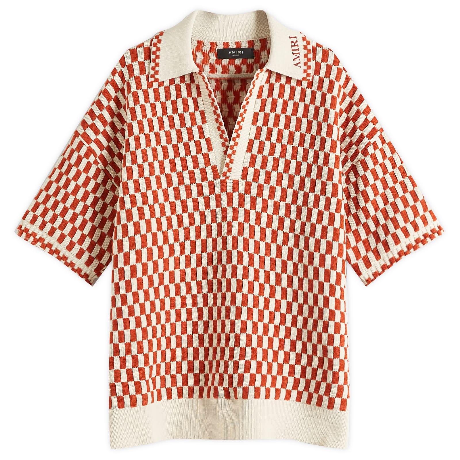 大人気★【AMIRI】チェック柄オーバーサイズ織りポロ Amiri Checkered Oversized Woven Polo for Men | Lyst