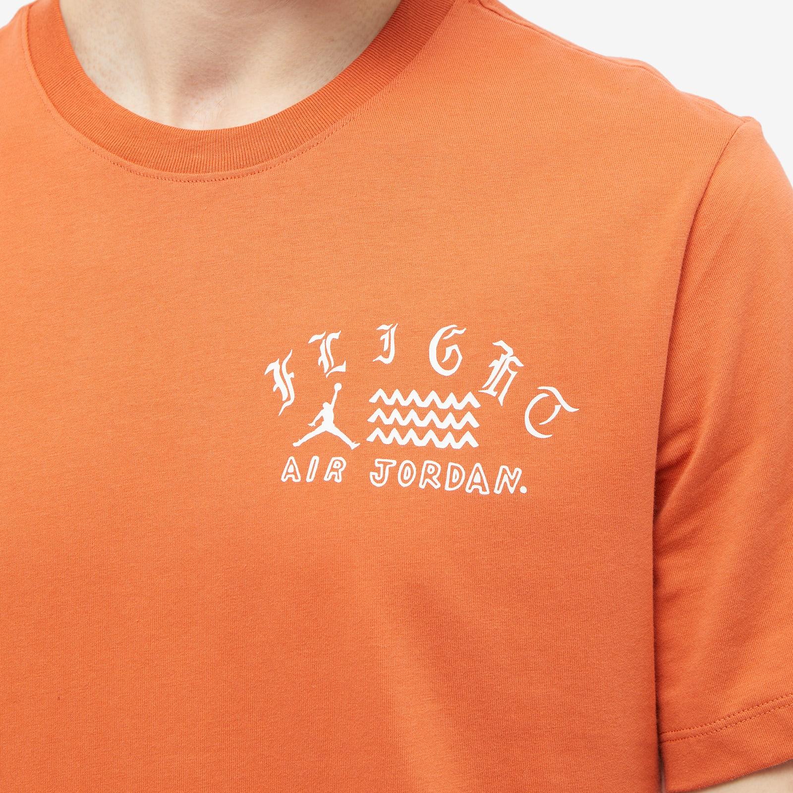 Nike Flight Artist Series T-shirt in Orange for Men | Lyst