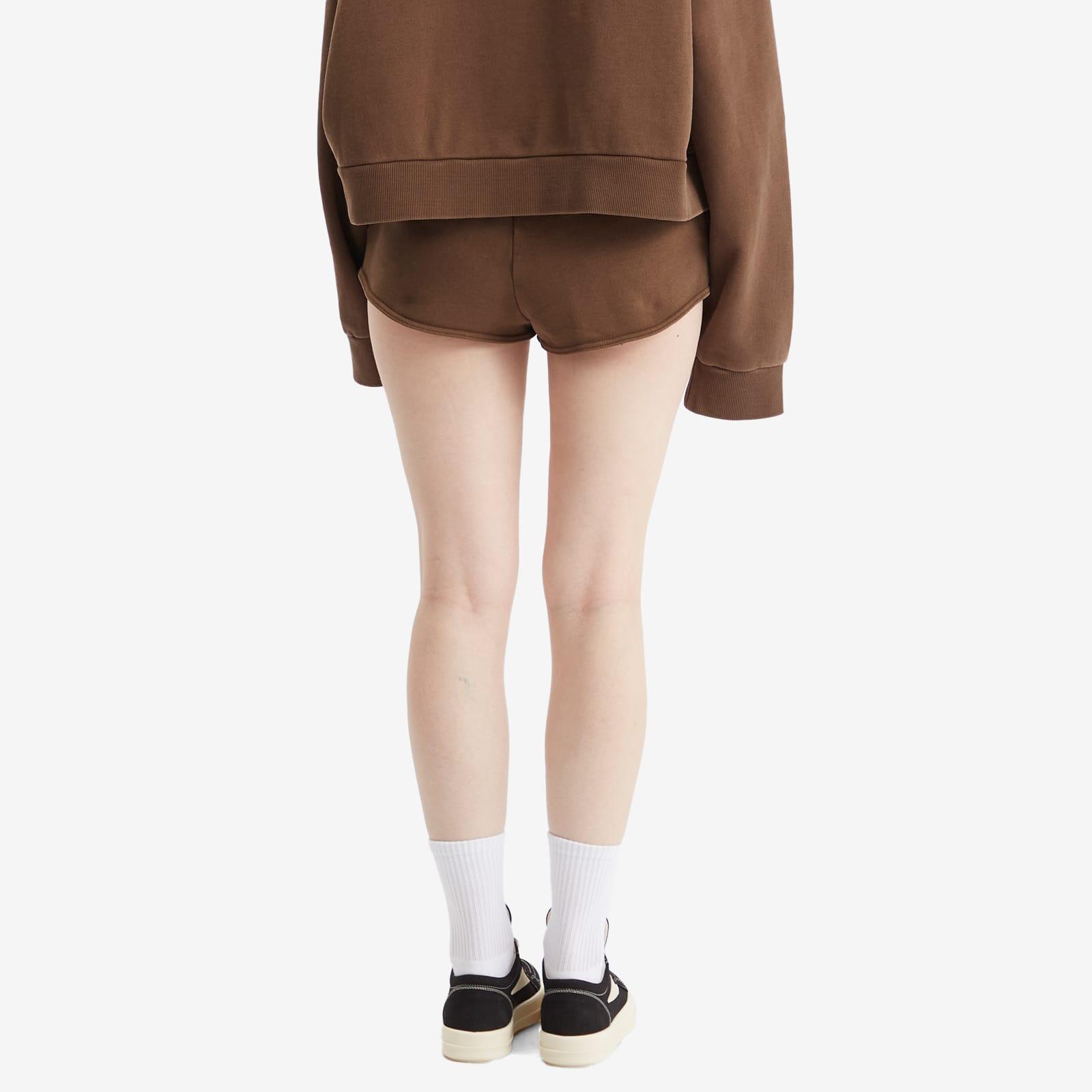 Entire studios Micro Shorts in Brown | Lyst