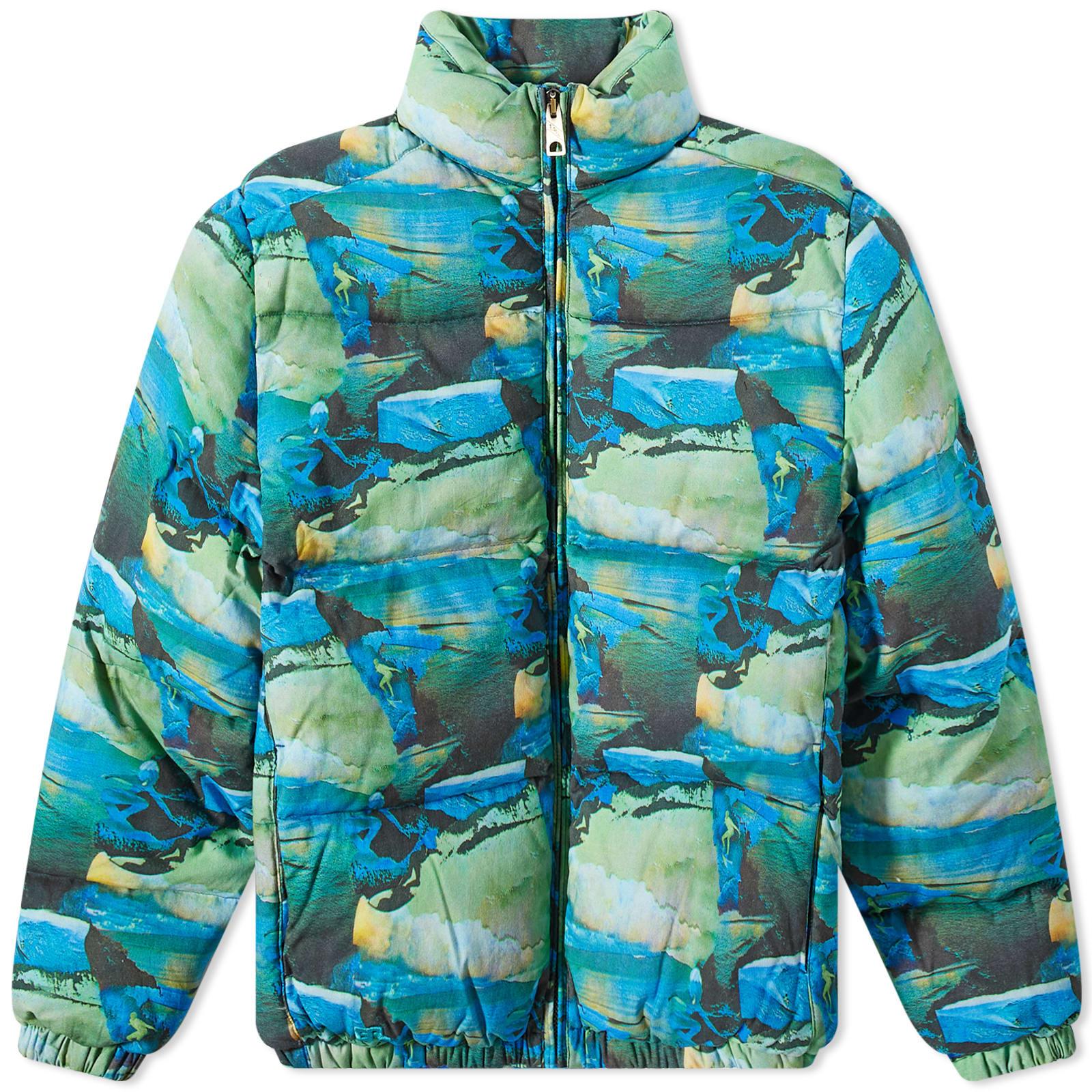 ERL Surf Puffer Jacket in Blue | Lyst