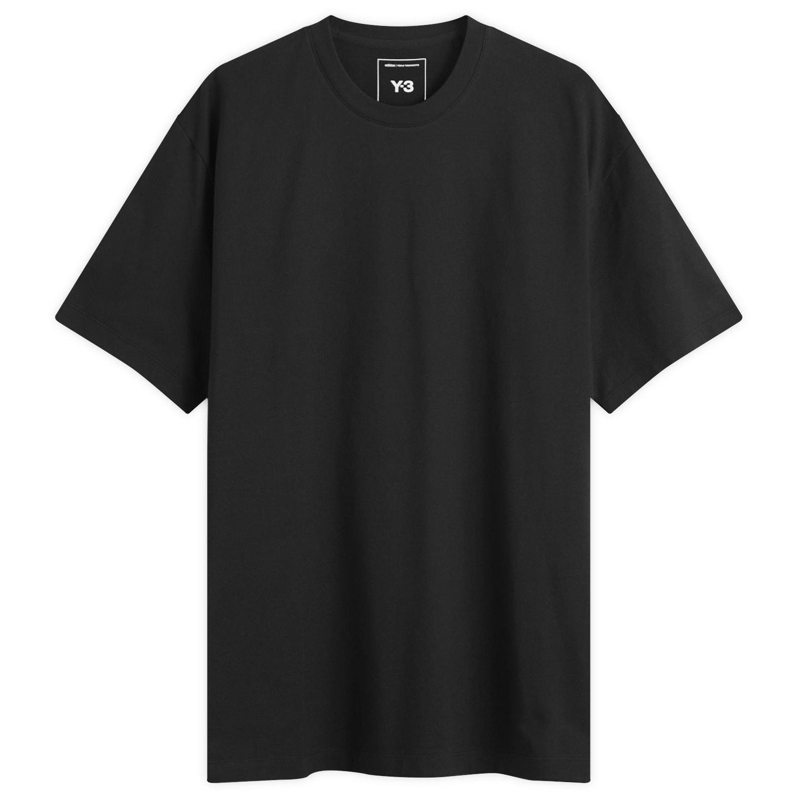 Tシャツ・カットソー Y-3 Men T-shirt Black JN4884 BLACK Y-3 Running short-sleeves T-shirt | Black | FARFETCH