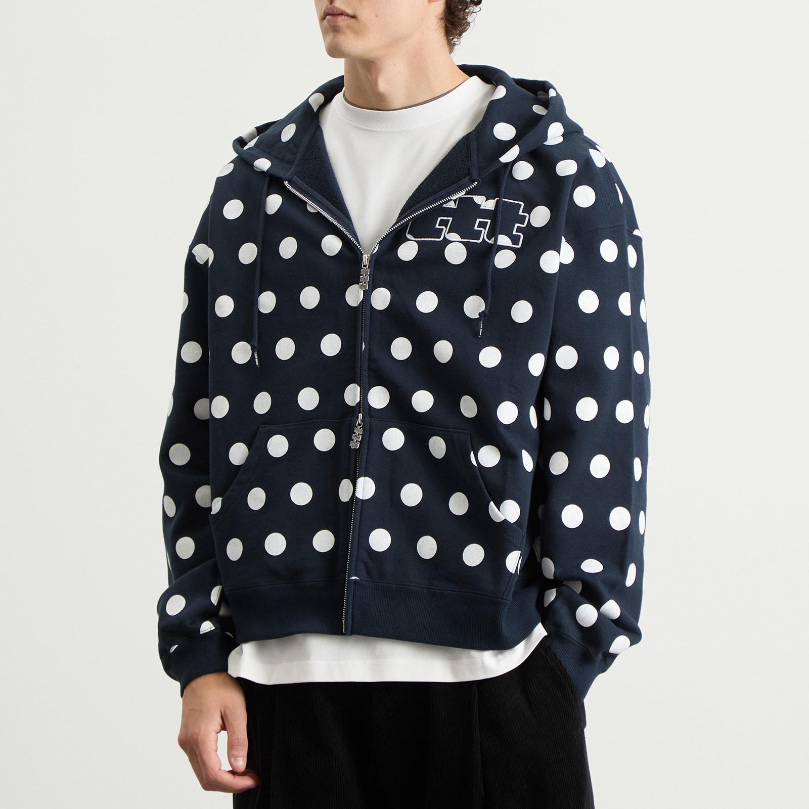 TTT MSW Dot Logo Zip Hoodie in Blue for Men | Lyst UK