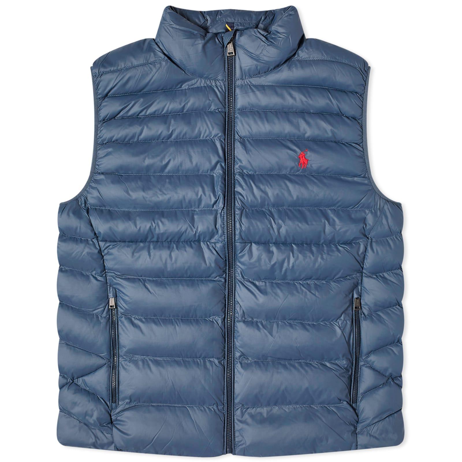 Polo vest blue on sale