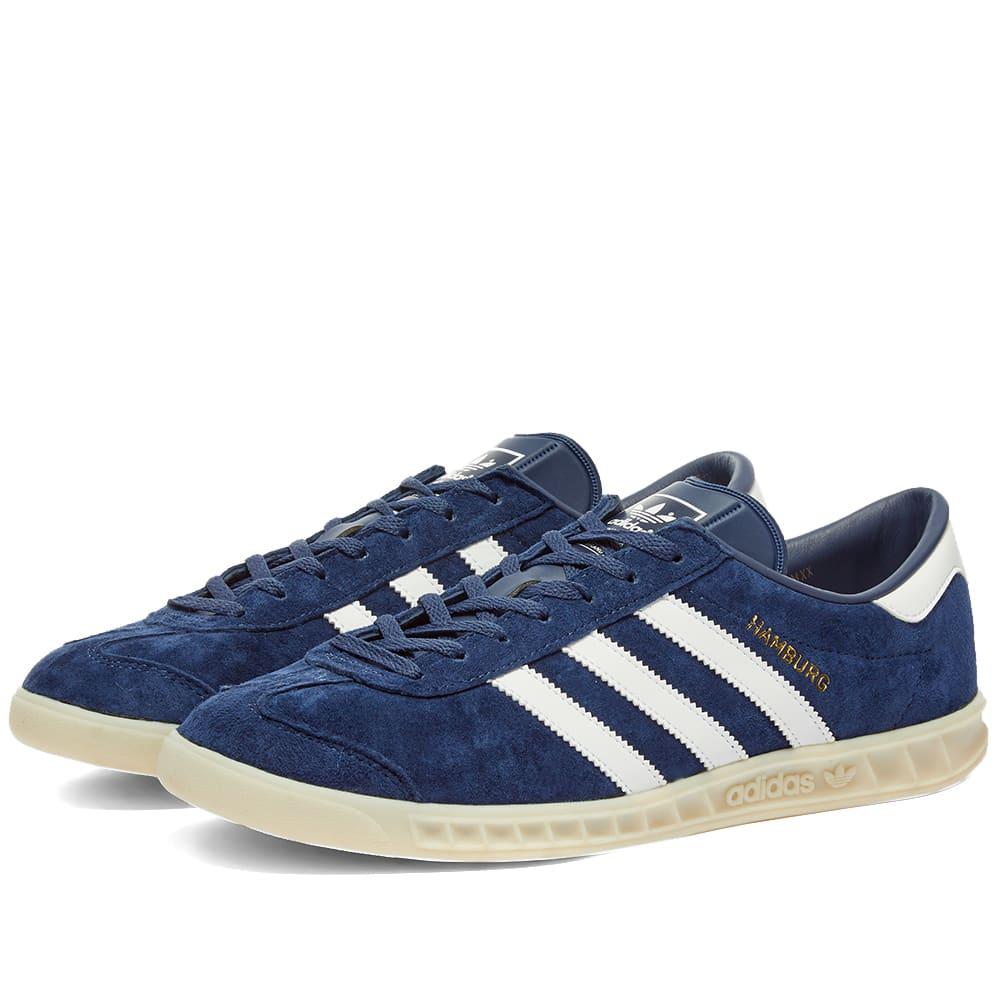 adidas Hamburg Lace-up Sneakers in Blue | Lyst Canada