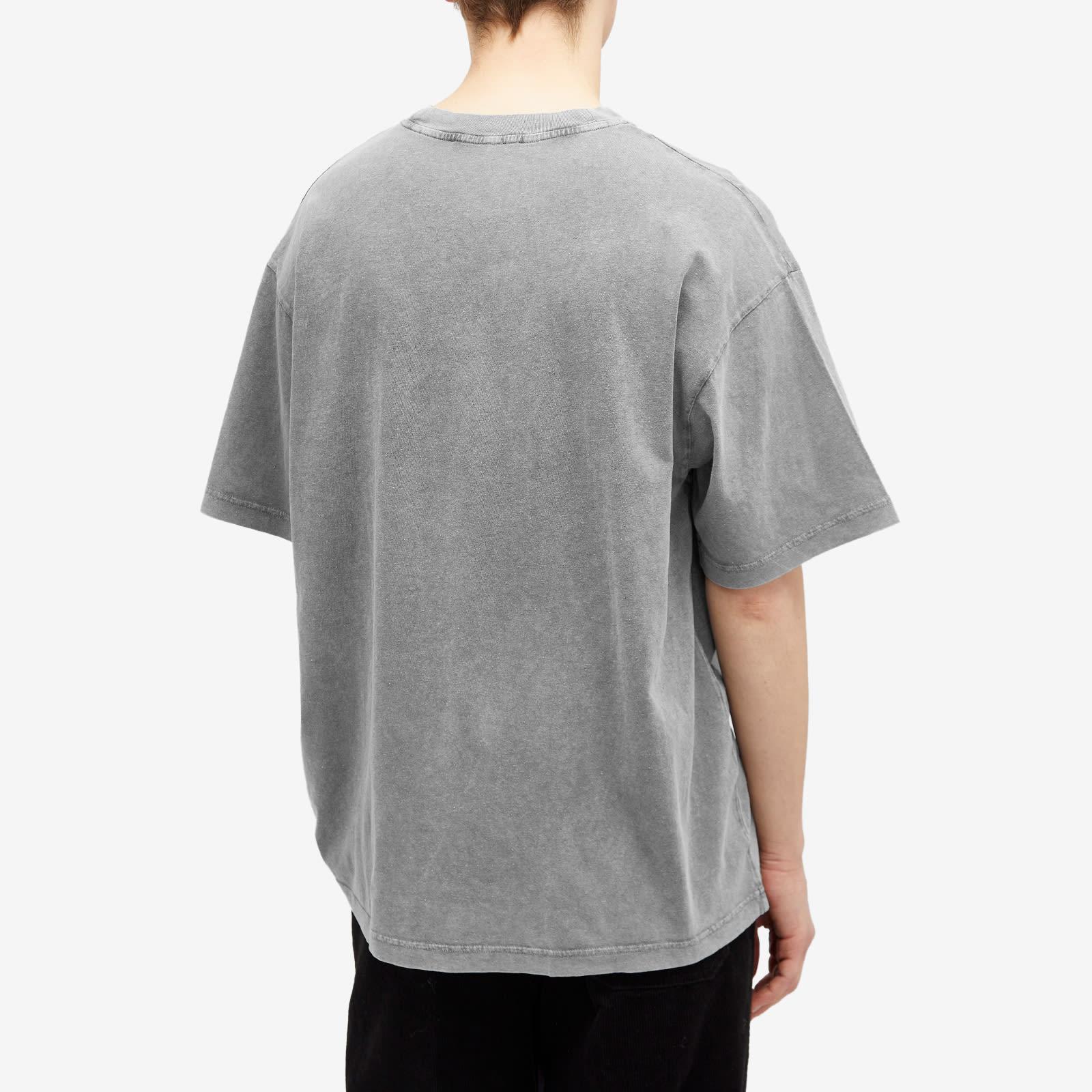 Acne Studios Edra Skull T-Shirt in Grey for Men | Lyst UK