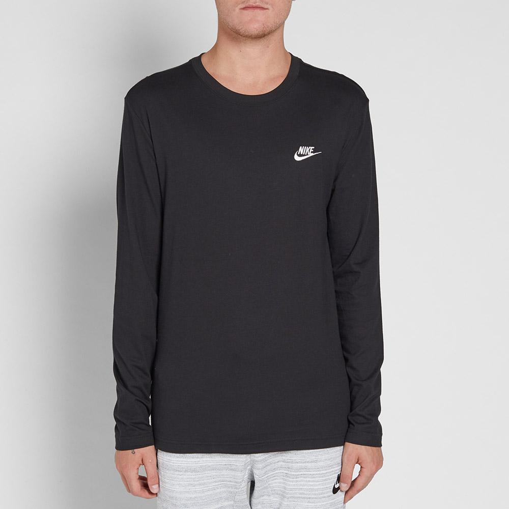 nike long sleeve club tee