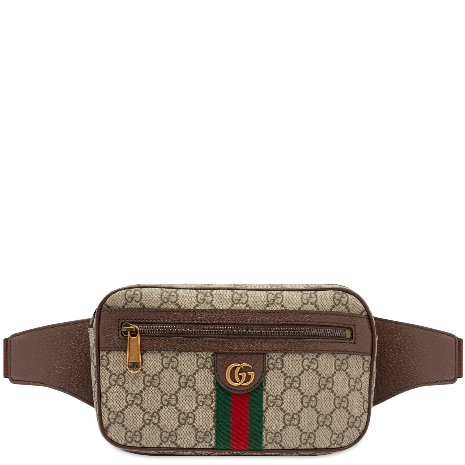 Gucci Ophidia gg Monogram Waist Bag in Brown for Men Lyst UK