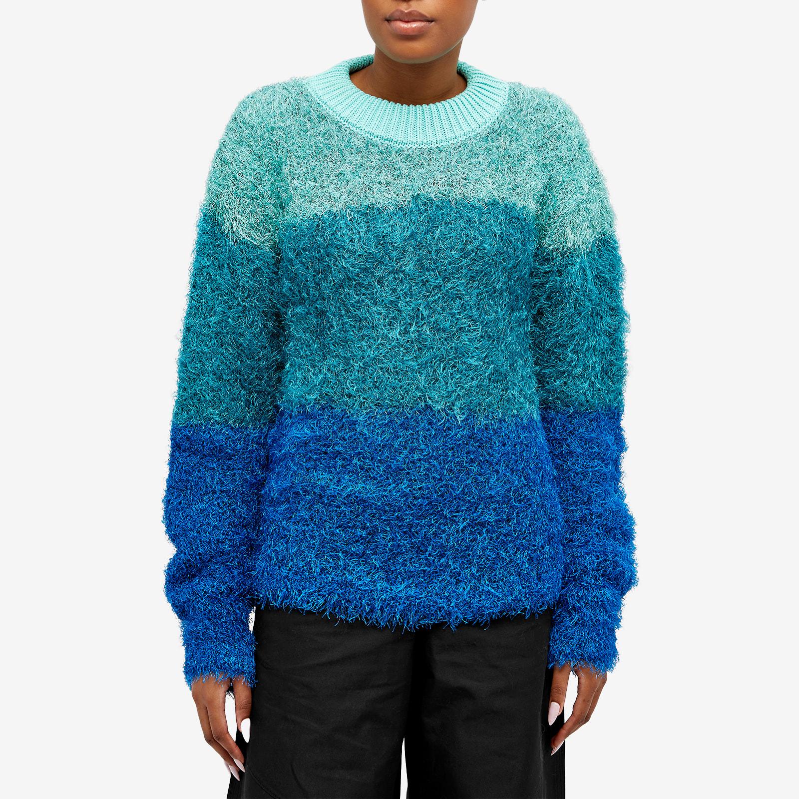 Shaggy colorful sweater sale
