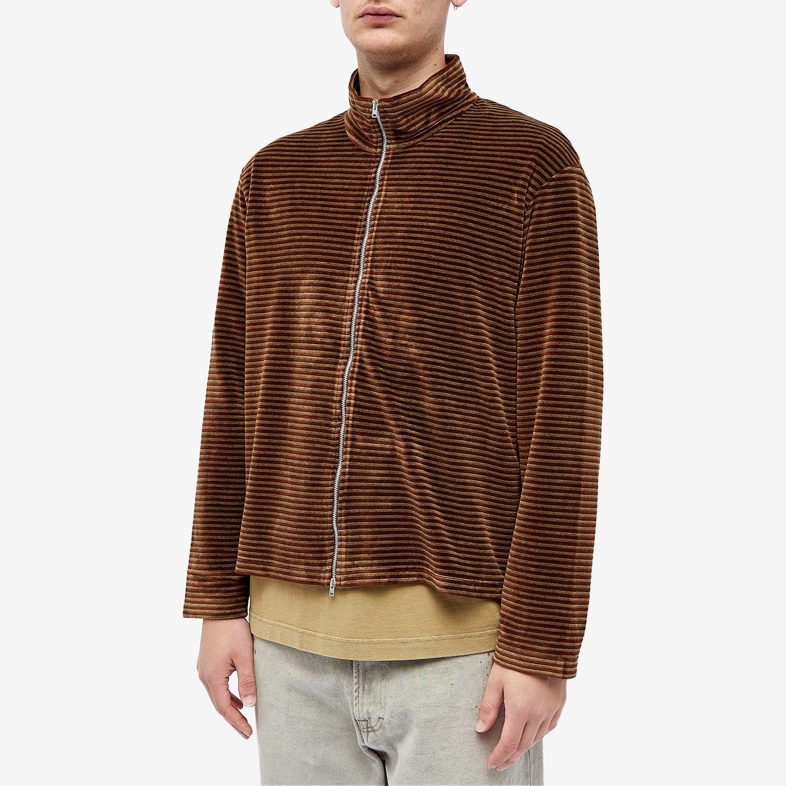 Our Legacy Shrunken Fullzip Polo Shirt in Brown for Men | Lyst