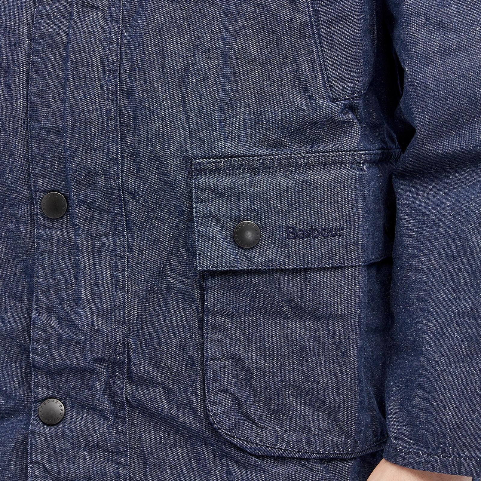 【Barbour】OS BEDALE DENIM Heritage + Barbour Heritage + Denim Bedale Casual Jacket in Blue for