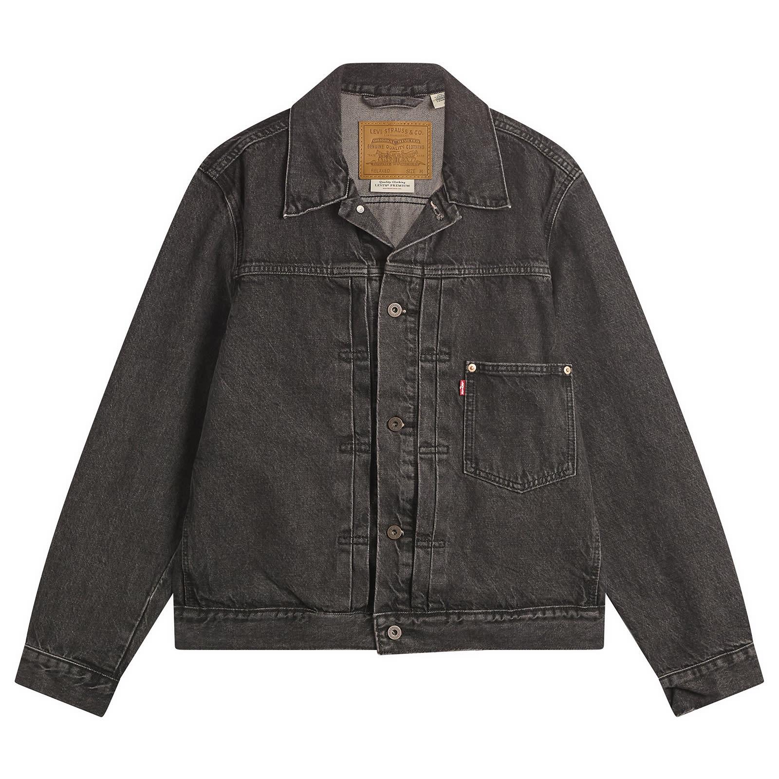 Levi's Type I Trucker Jacket in Black for Men | Lyst