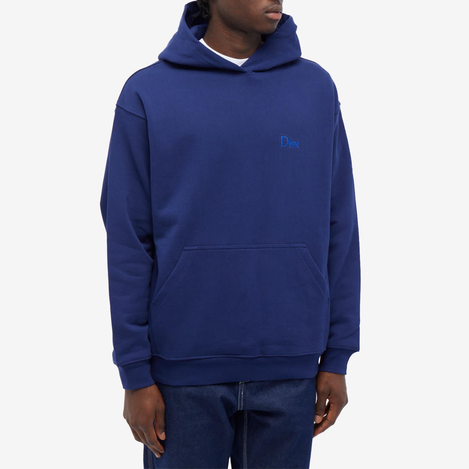 Dime Classic Small Logo Hoodie in Blue for Men | Lyst UK