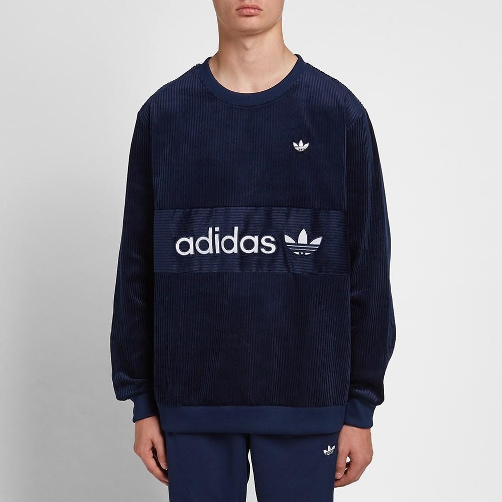 adidas samstag corduroy sweatshirt