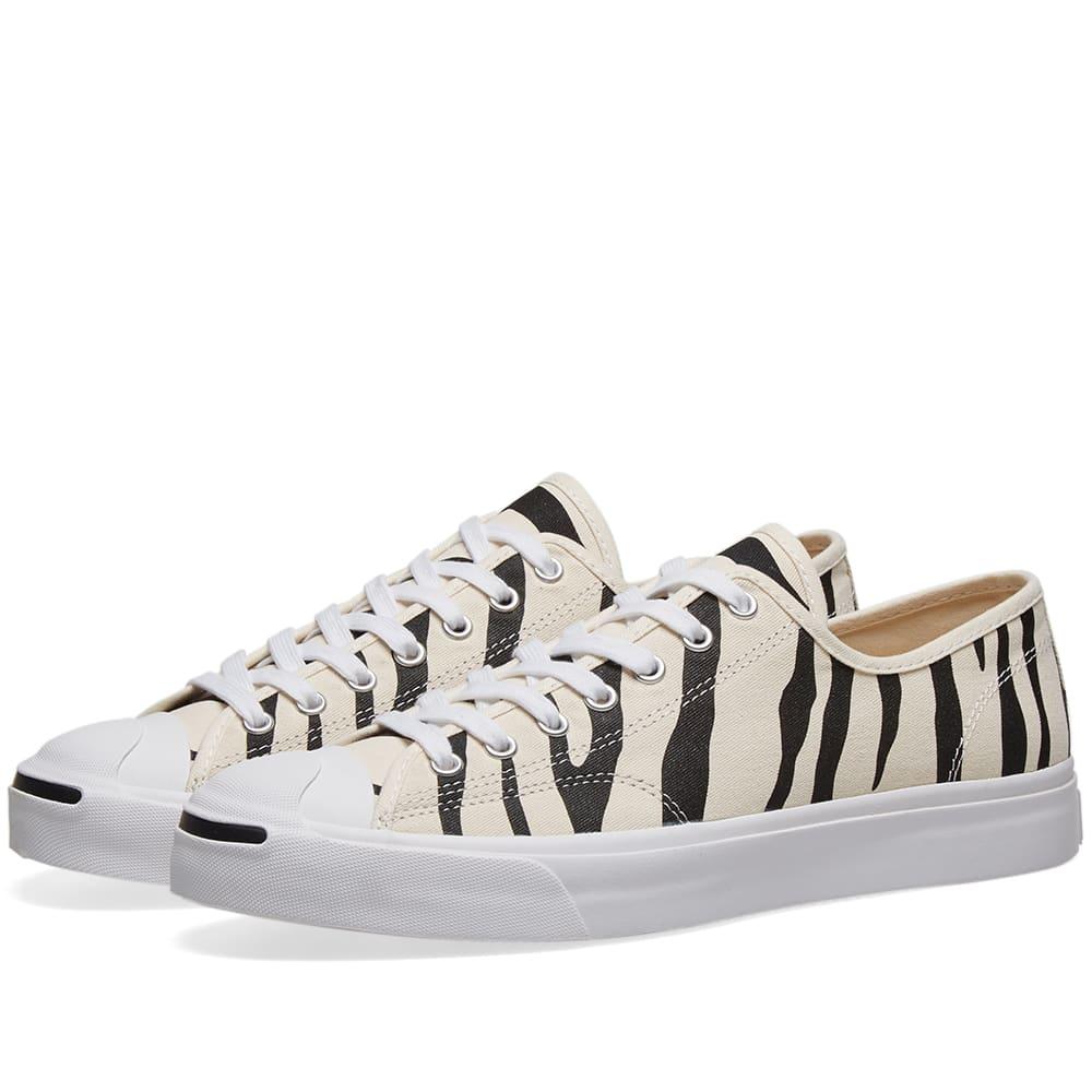 Converse Canvas Jack Purcell Zebra Print in White for Men - Lyst
