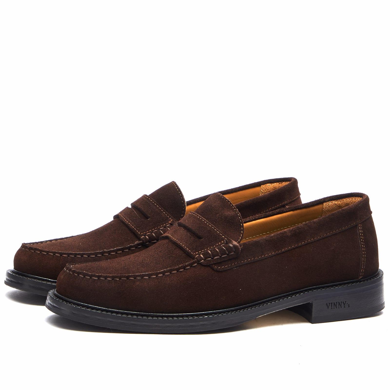 vinny-s-yardee-penny-loafer-in-brown-for-men-lyst