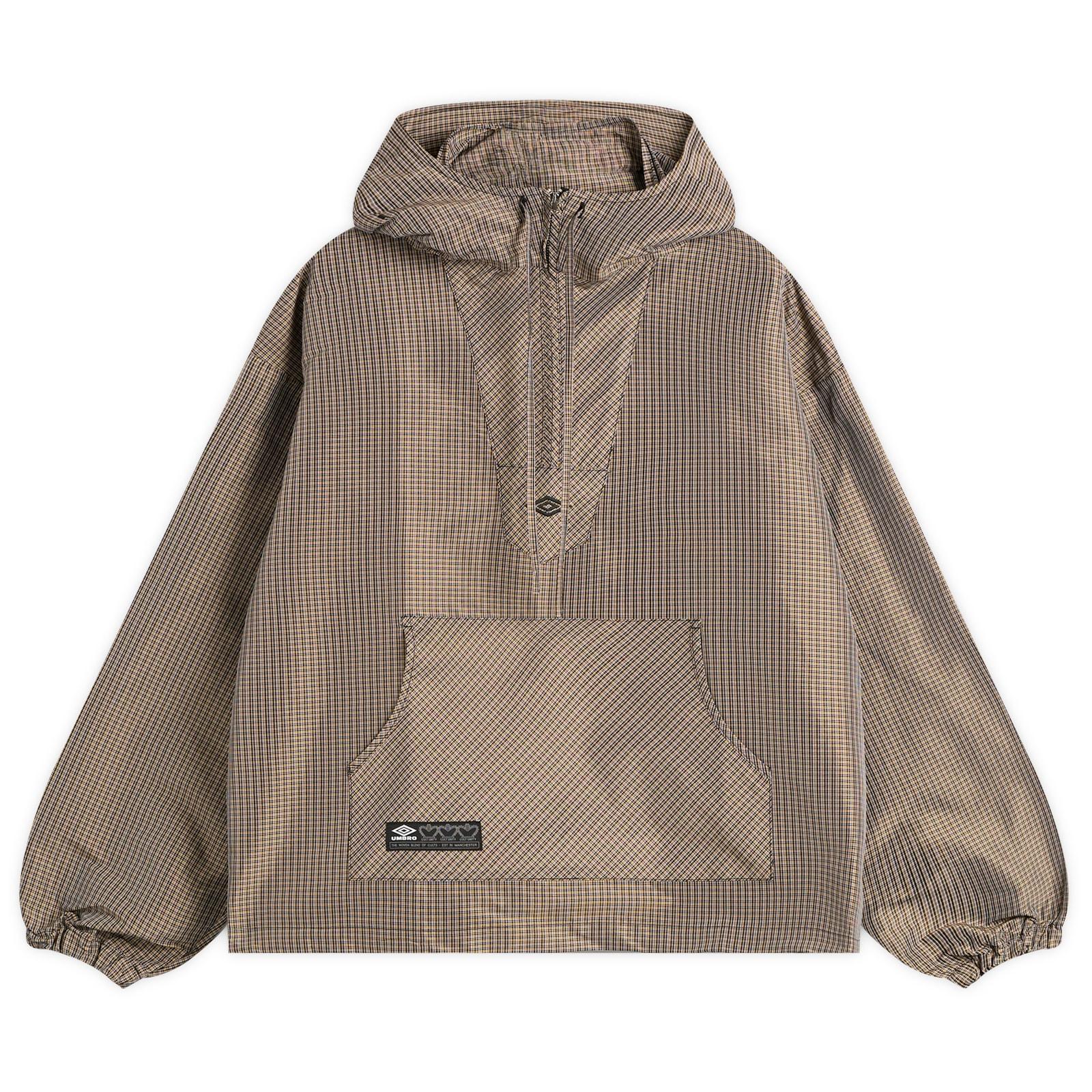 Umbro by Slam Jam Masked Check Anorak in Brown for Men | Lyst