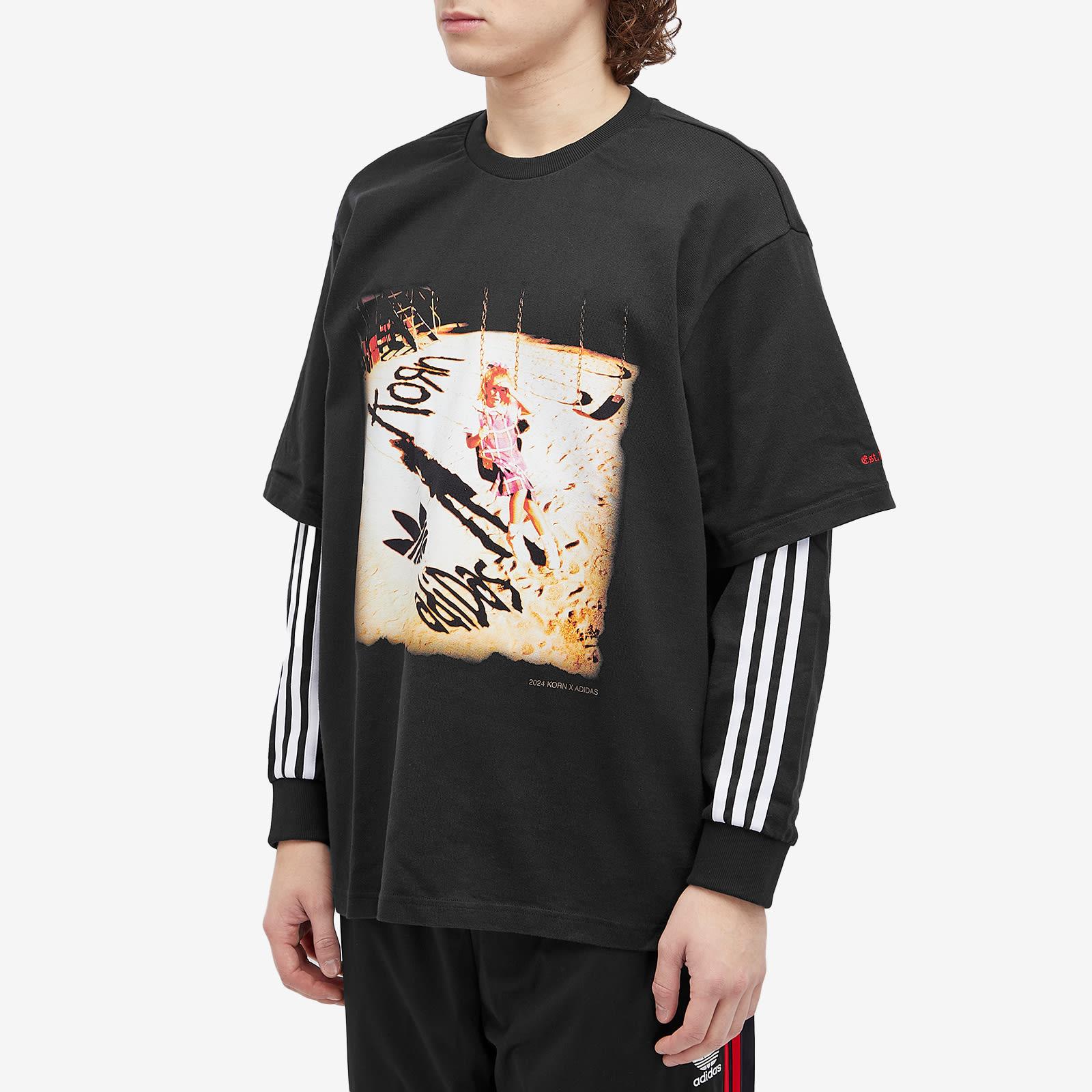 adidas X Korn Long Sleeve T-Shirt in Black for Men | Lyst