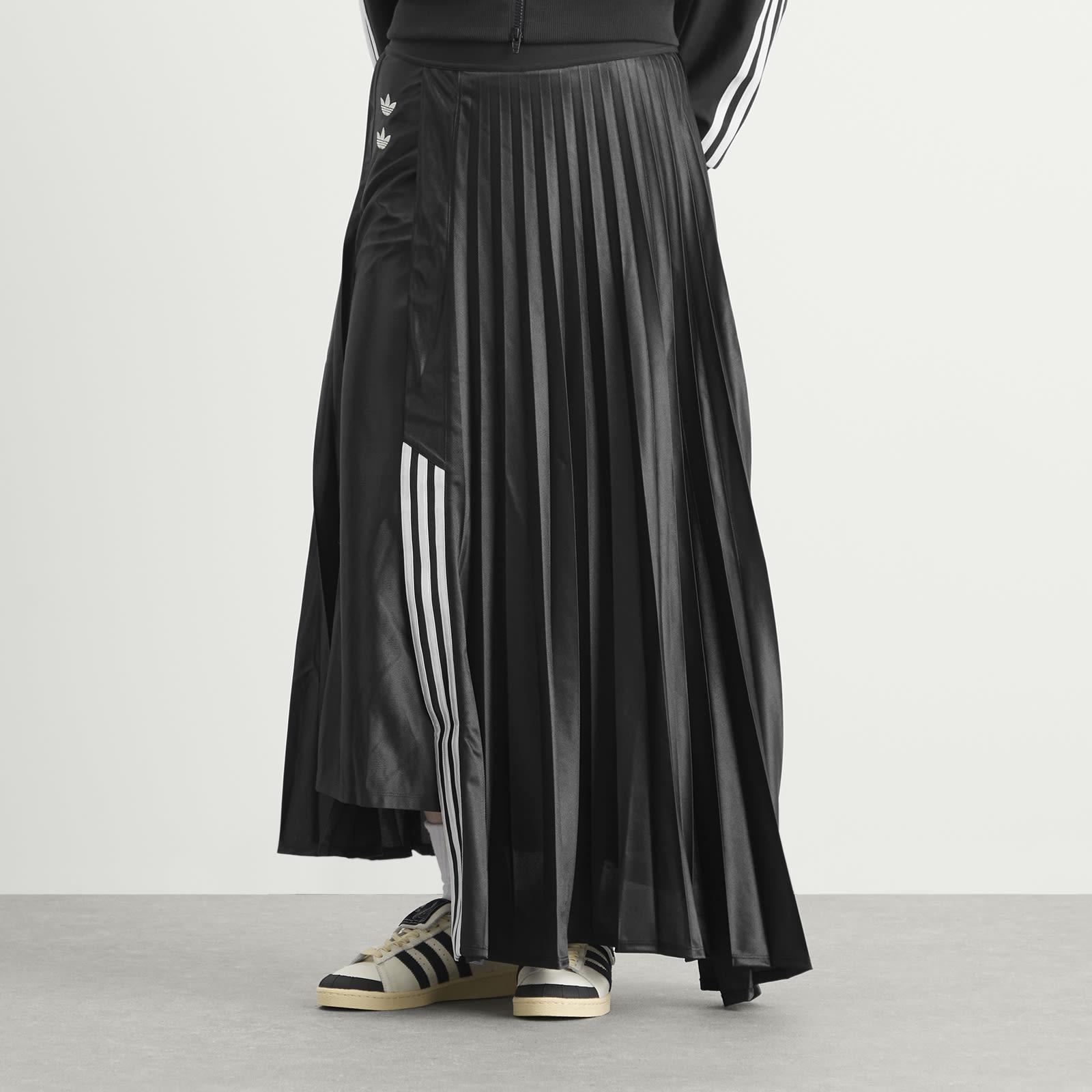 adidas X Willy Chavarria Pleated Skirt in Black | Lyst