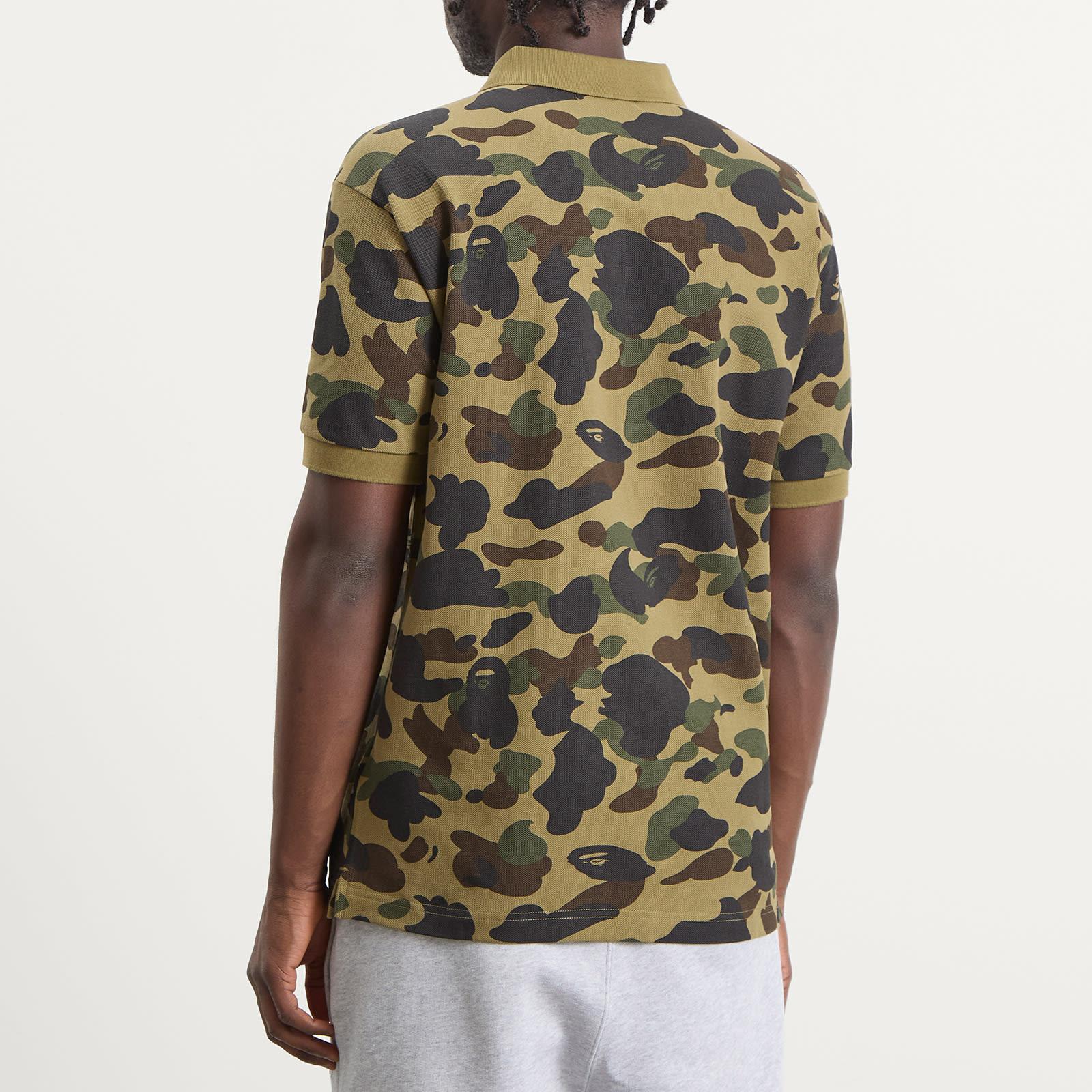 A Bathing Ape 1St Camo One Point Polo in Green for Men | Lyst Canada