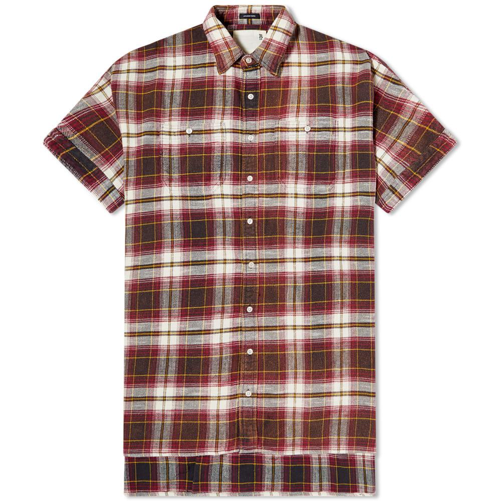 R13 Flannel Check Oversized Boxy Shirt Dress Lyst