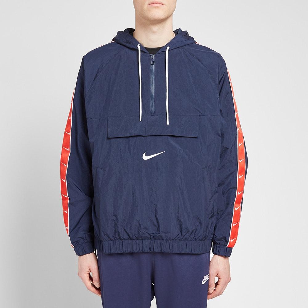 nike taped swoosh popover jacket