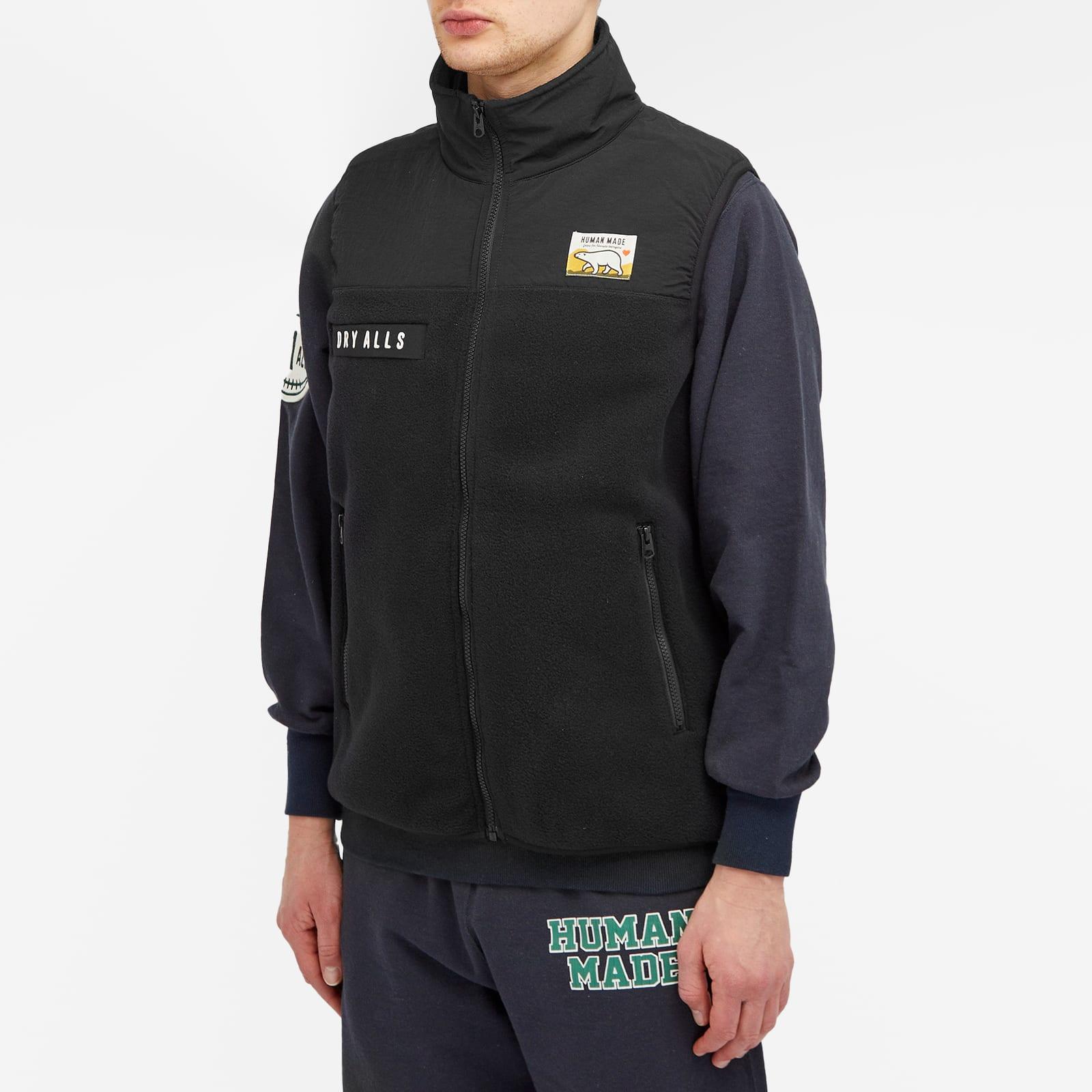 Human Made Fleece Vest in Black for Men | Lyst