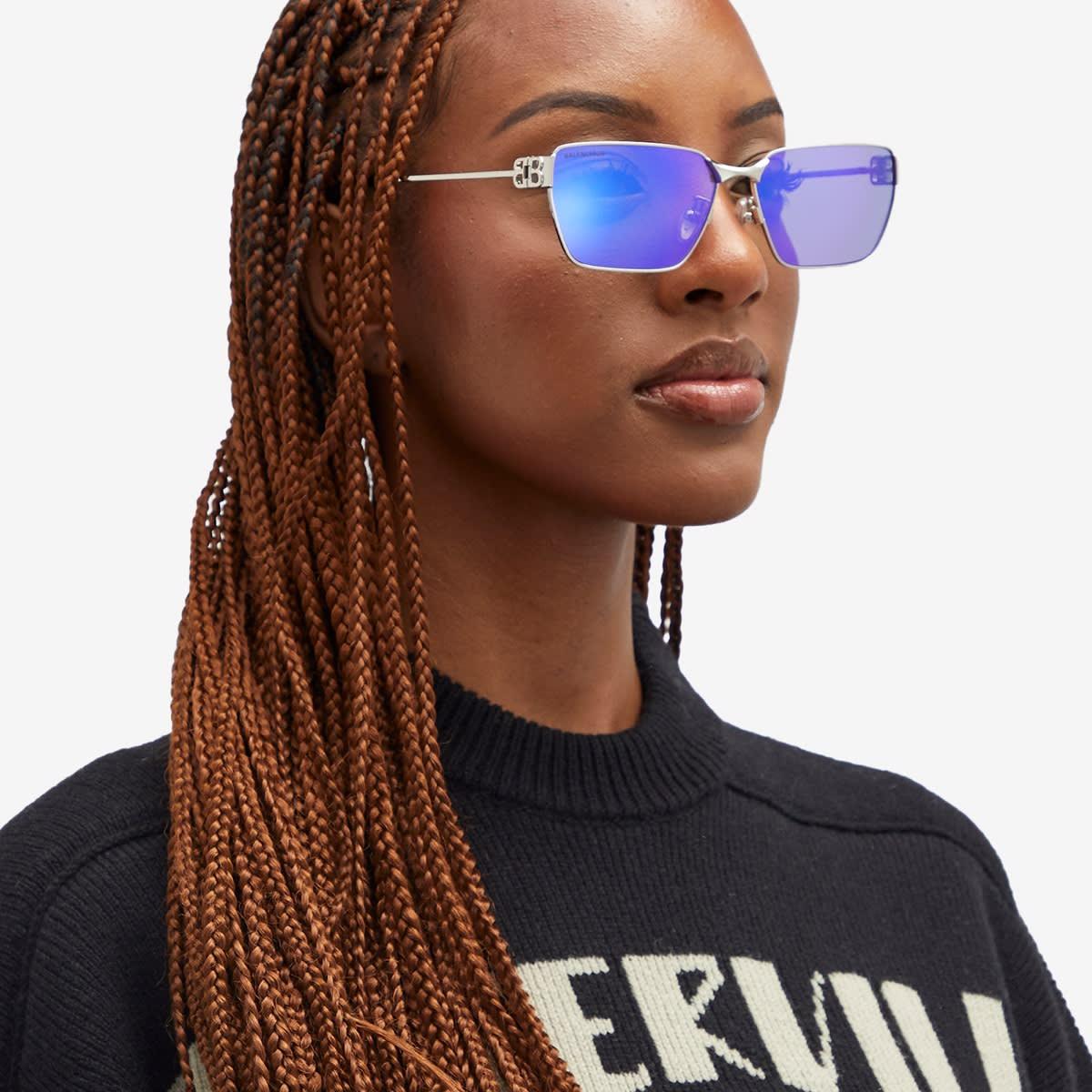 Balenciaga Bb0374Sk Sunglasses in Purple | Lyst UK