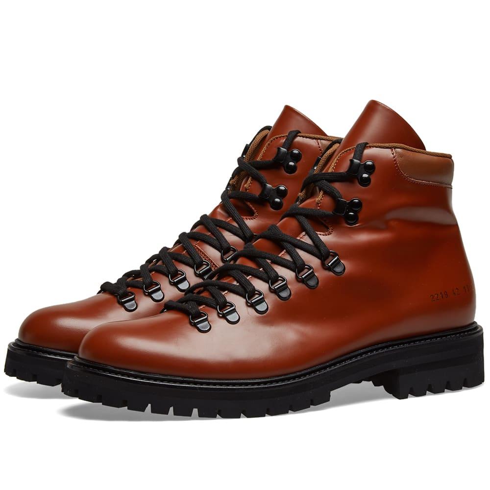 Common Projects Leather Hiking Boot in Brown for Men - Lyst