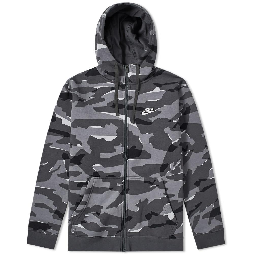 Nike Nsw Camo Club Hoody in Gray for Men - Save 35% - Lyst