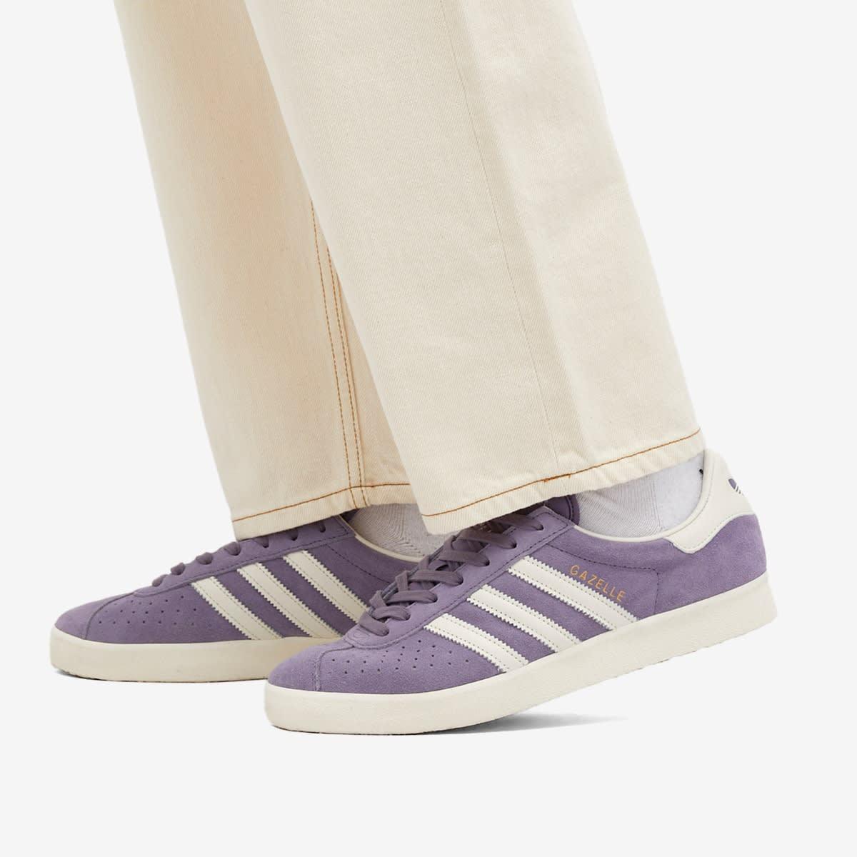 adidas gazelle silver green womens Adidas Gazelle 'Purple Burst Solar Yellow' – The Attic