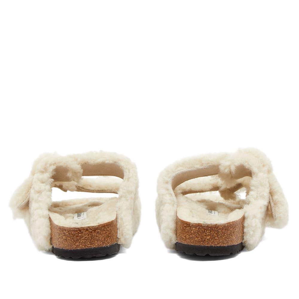 Birkenstock Arizona Big Buckle Teddy Os in Natural | Lyst