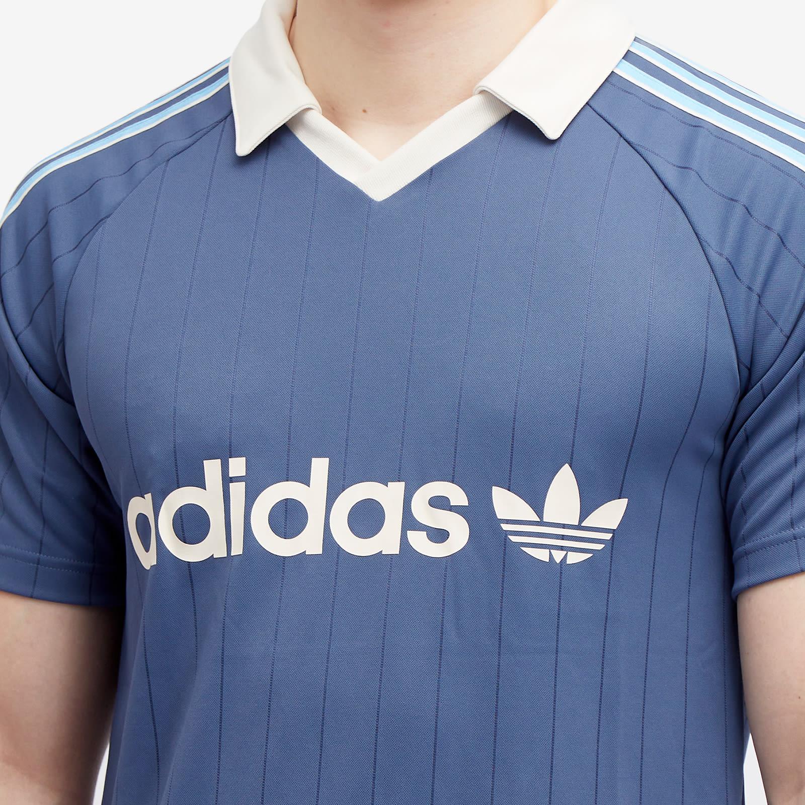 adidas Originals Stripe Jersey in Blue for Men | Lyst